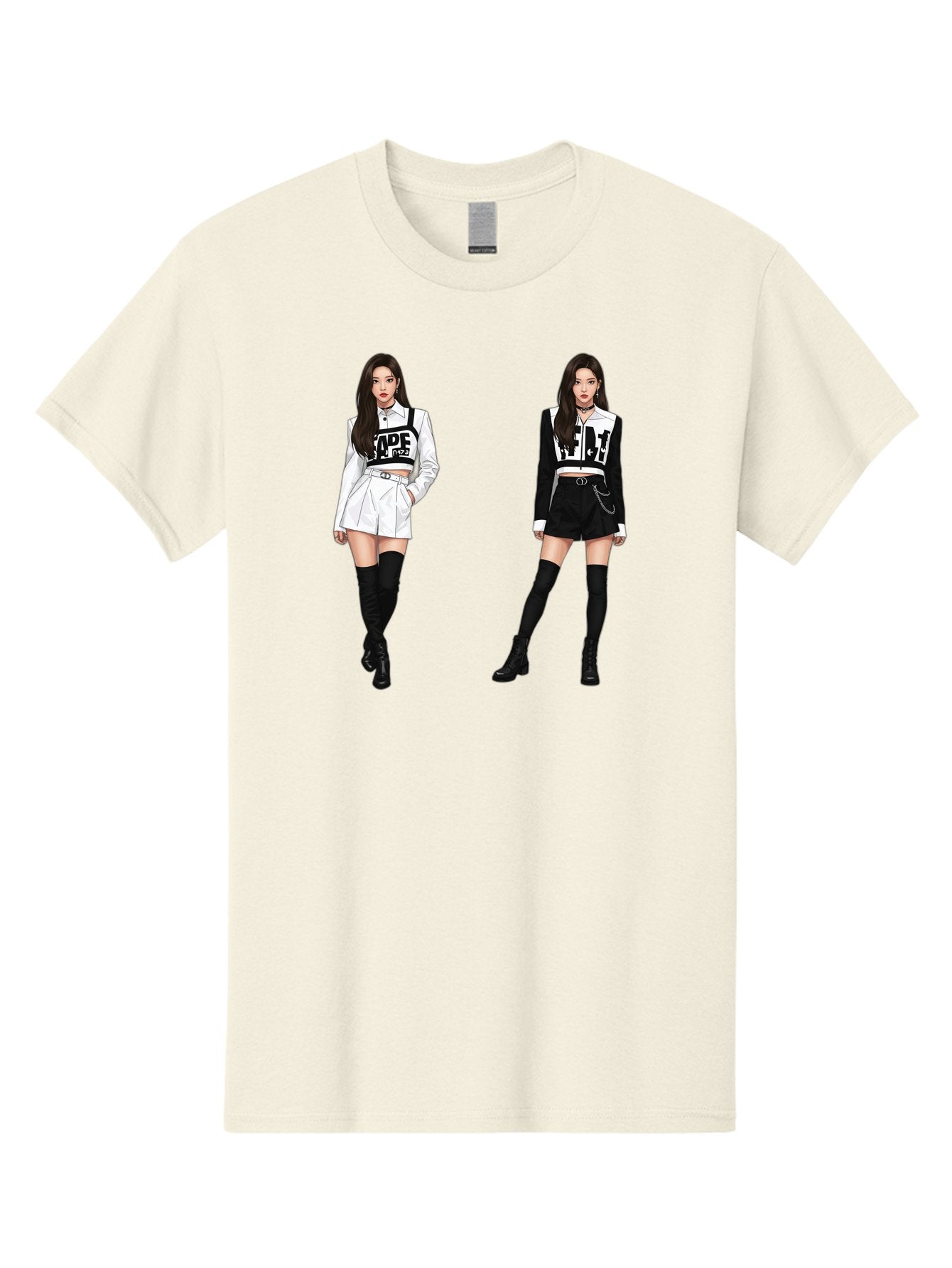 Aape-By-Baperama Men'S Graphic Tee, 100% Cotton, Comfortable Casual Summer Wear, Machine Washable, Fashion Illustration, Aape Clothing, Streetwear Style, Edgy Look, Bold Graphics, Monochrome Aesthetic, High-Contrast Visuals, Long Boots Bab616 9