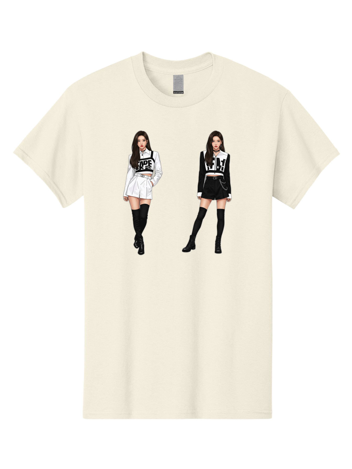 Aape-By-Baperama Men'S Graphic Tee, 100% Cotton, Comfortable Casual Summer Wear, Machine Washable, Fashion Illustration, Aape Clothing, Streetwear Style, Edgy Look, Bold Graphics, Monochrome Aesthetic, High-Contrast Visuals, Long Boots Bab616 5