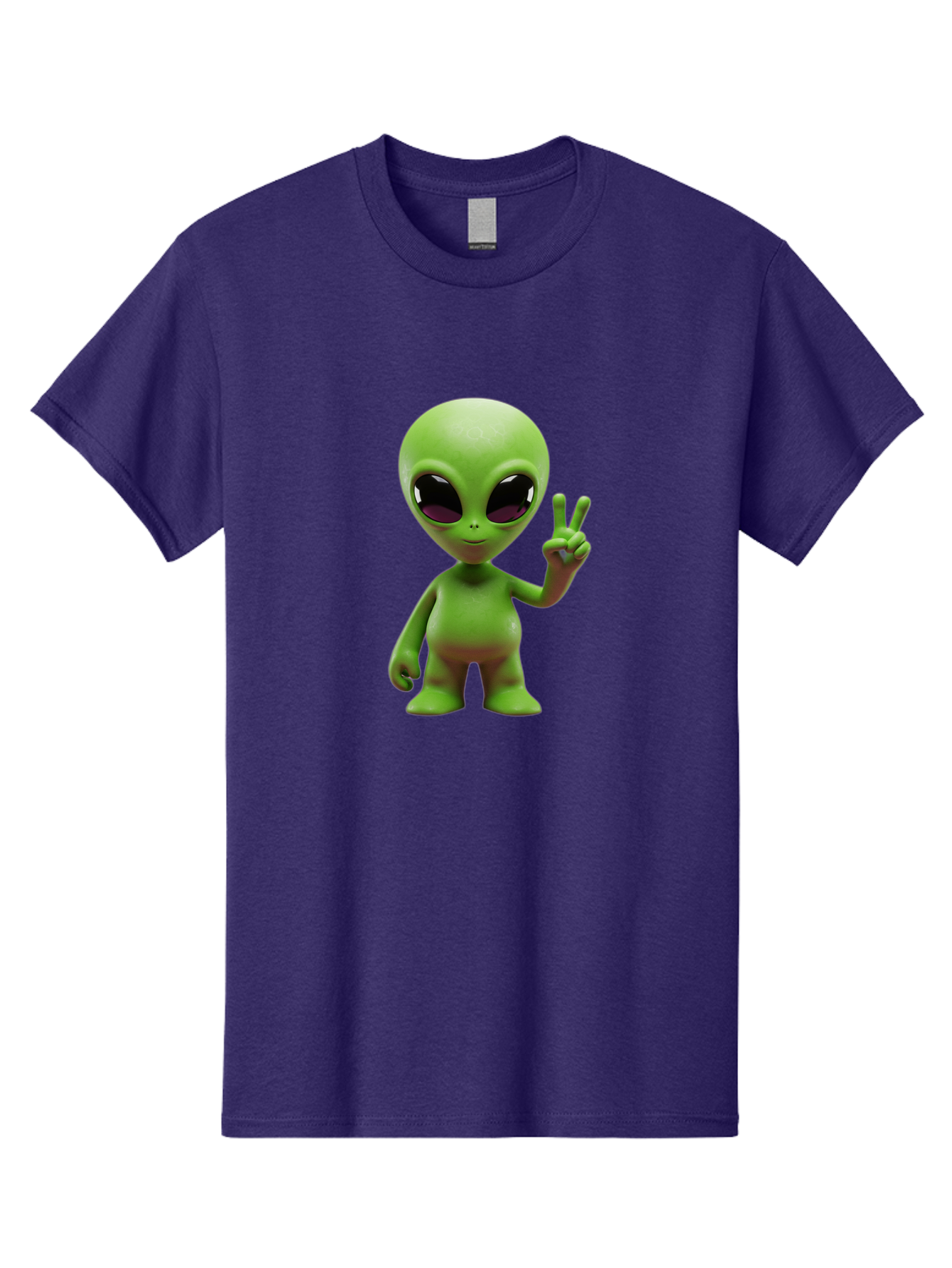 Alien-Peace-Sign-2 Men'S Graphic Tee, 100% Cotton, Comfortable Casual Summer Wear, Machine Washable, Alien Figure, Peace Sign, Friendly Gesture, Cartoon Character, E.T., Extraterrestrial Being, Fun, Quirky, Playful, 3D Rendering, Bab631 14