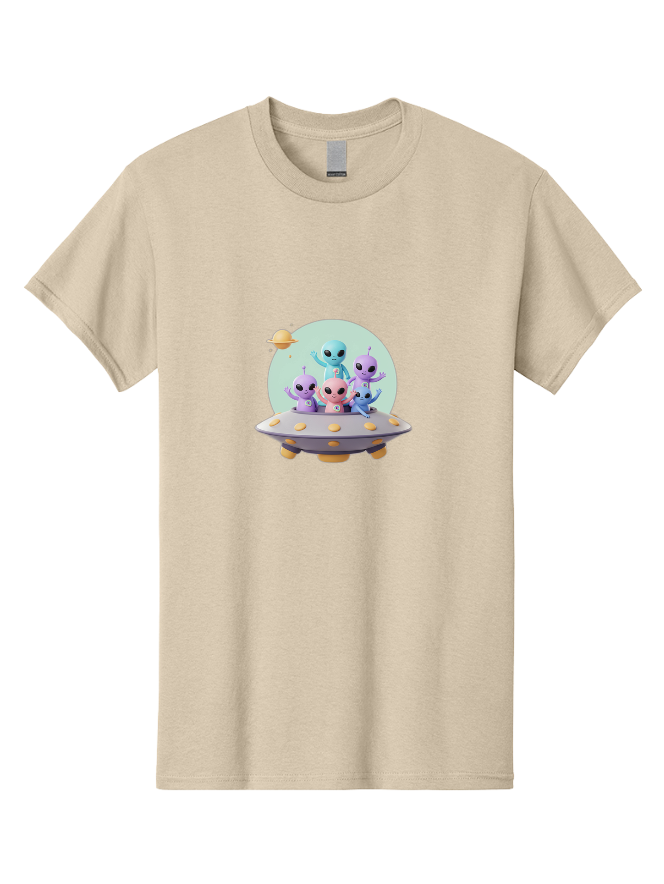 Aliens-In-Ufo Men'S Graphic Tee, 100% Cotton, Comfortable Casual Summer Wear, Machine Washable, Aliens In Ufo, Cartoon Characters, Science Fiction, Extraterrestrial Life, Ufo Sighting, Alien Invasion, Space Travel, Fantastical Creatures, Bab637 14