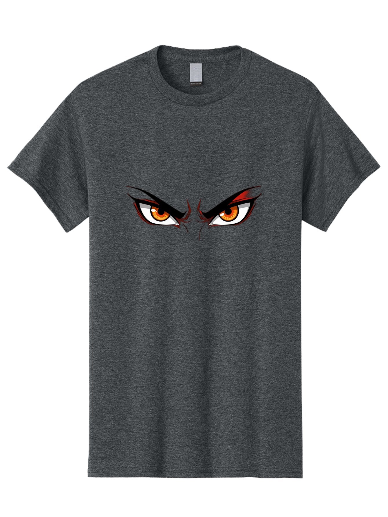 Angry-Eyes-1 Men'S Graphic Tee, 100% Cotton, Comfortable Casual Summer Wear, Machine Washable, Menacing Stare, Angry Eyes, Intense Gaze, Dramatic Eye Makeup, Anime Style, Cartoonish Illustration, Fierce Expression, Eye Contact Bab645 10