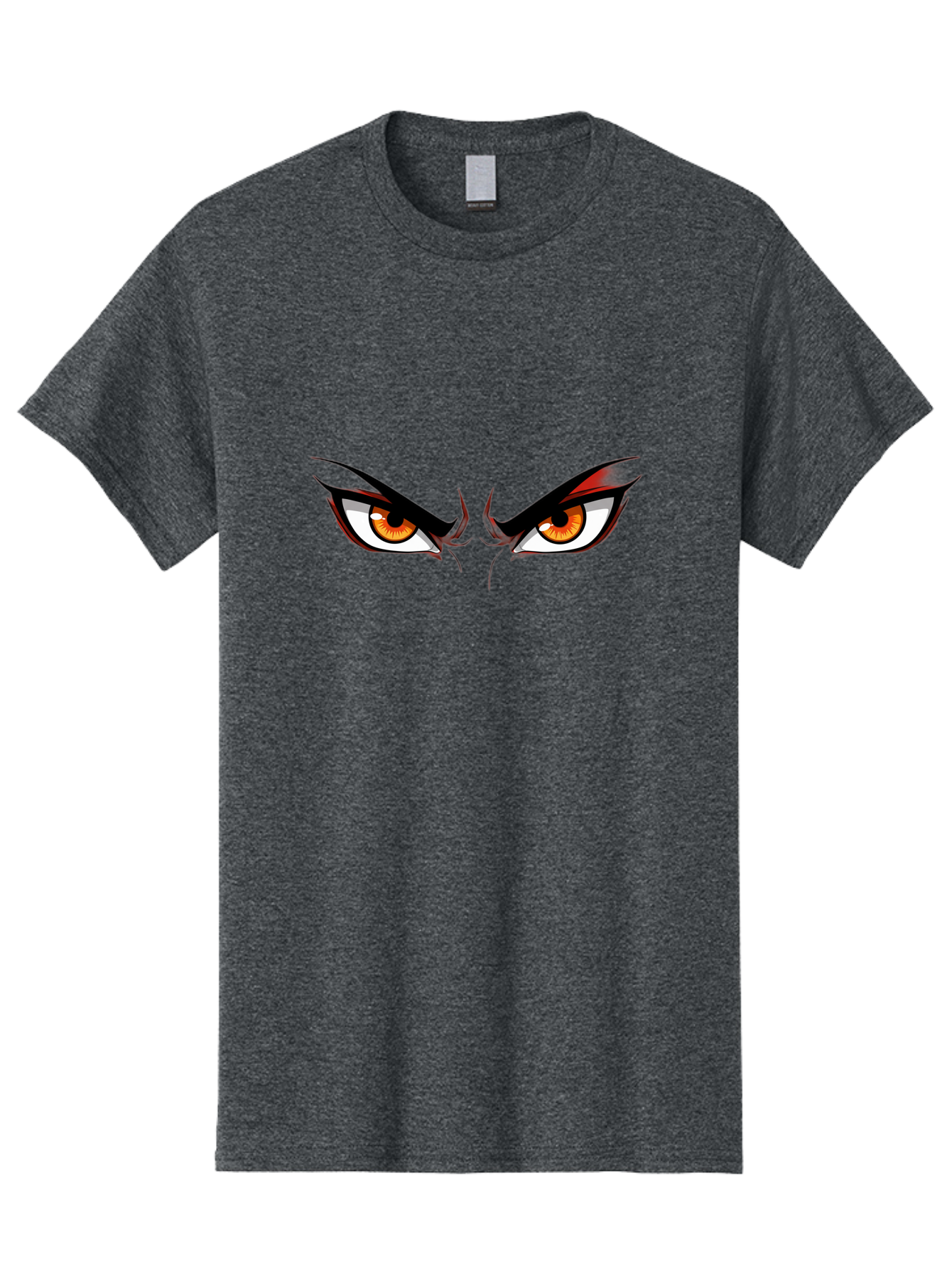 Angry-Eyes-1 Men'S Graphic Tee, 100% Cotton, Comfortable Casual Summer Wear, Machine Washable, Menacing Stare, Angry Eyes, Intense Gaze, Dramatic Eye Makeup, Anime Style, Cartoonish Illustration, Fierce Expression, Eye Contact Bab645 14