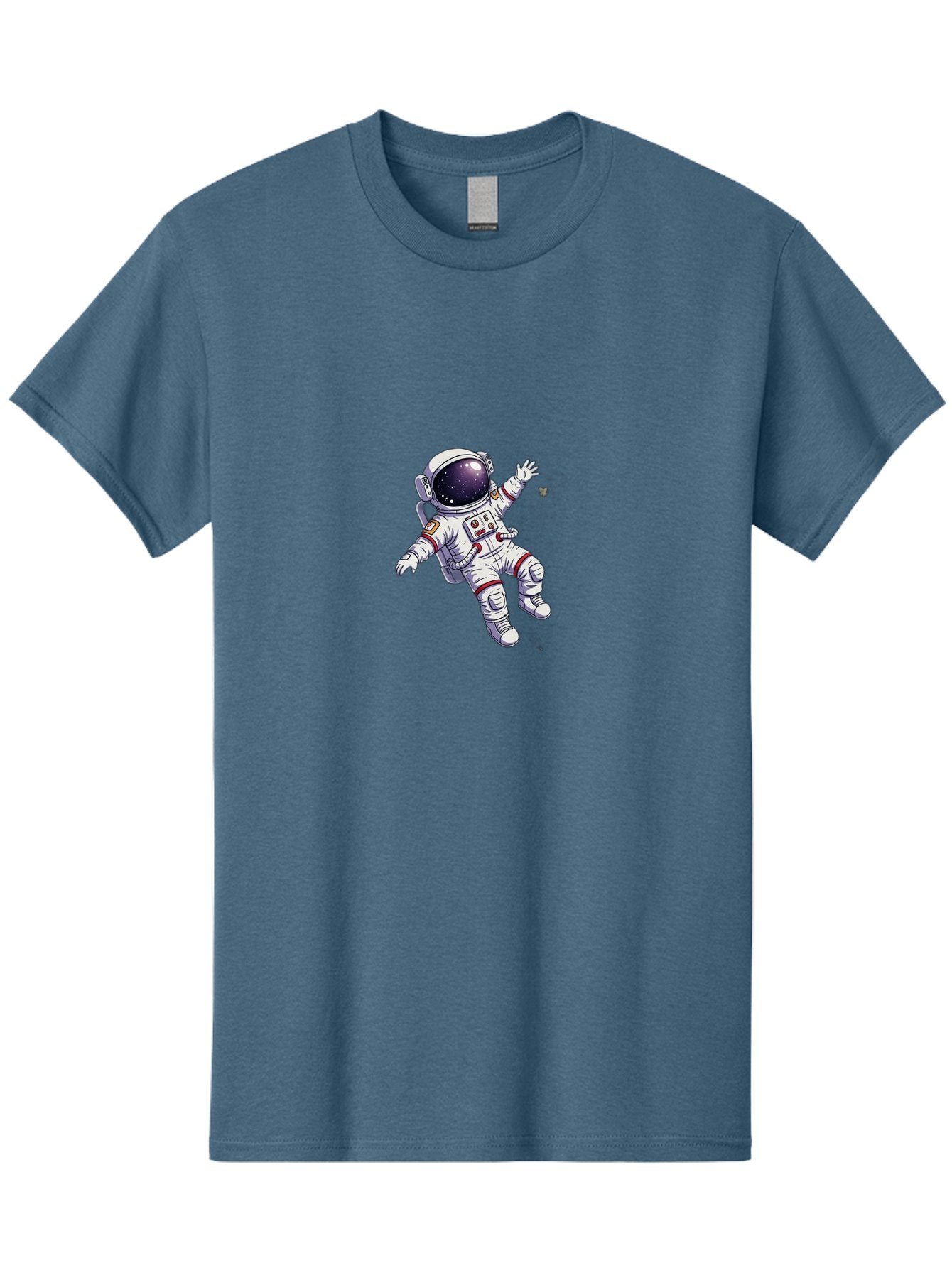 Astronaut-Floating Men'S Graphic Tee, 100% Cotton, Comfortable Casual Summer Wear, Machine Washable, Astronaut In Space, Floating Astronaut, White Spacesuit, Red Accents, Helmet With Stars, Space Exploration, Zero Gravity, Futuristic Design Bab651 15