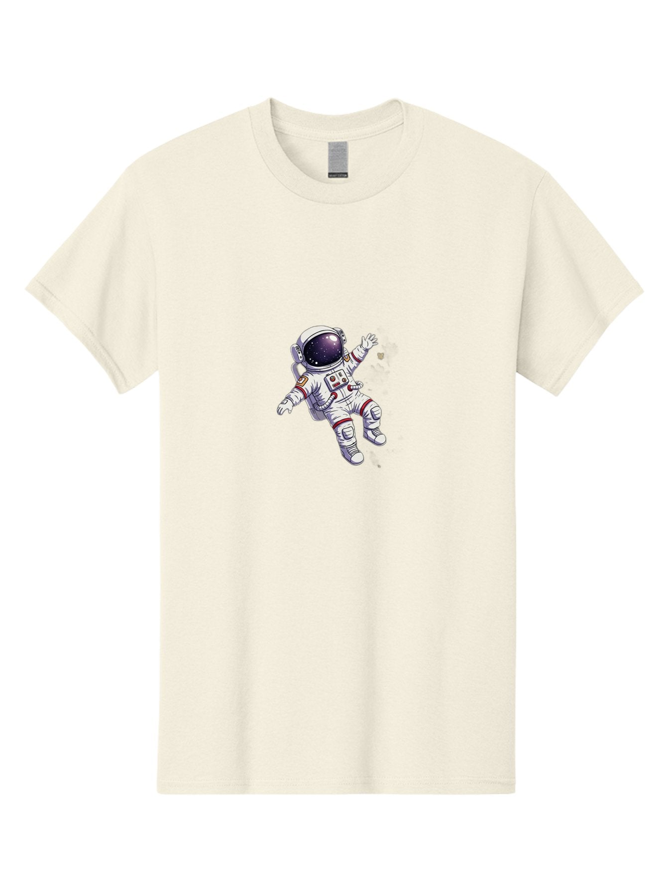 Astronaut-Floating Men'S Graphic Tee, 100% Cotton, Comfortable Casual Summer Wear, Machine Washable, Astronaut In Space, Floating Astronaut, White Spacesuit, Red Accents, Helmet With Stars, Space Exploration, Zero Gravity, Futuristic Design Bab651 13