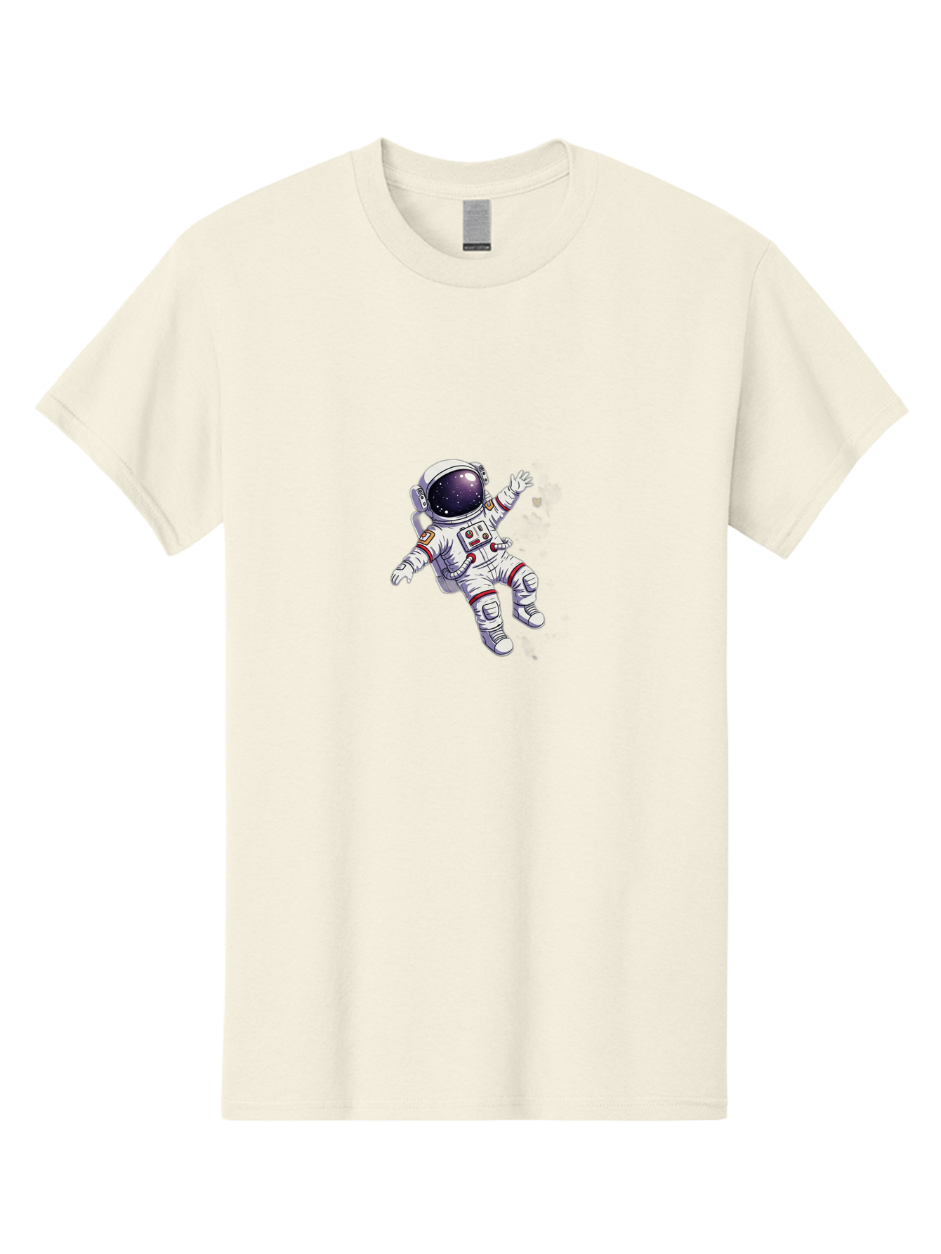 Astronaut-Floating Men'S Graphic Tee, 100% Cotton, Comfortable Casual Summer Wear, Machine Washable, Astronaut In Space, Floating Astronaut, White Spacesuit, Red Accents, Helmet With Stars, Space Exploration, Zero Gravity, Futuristic Design Bab651 15