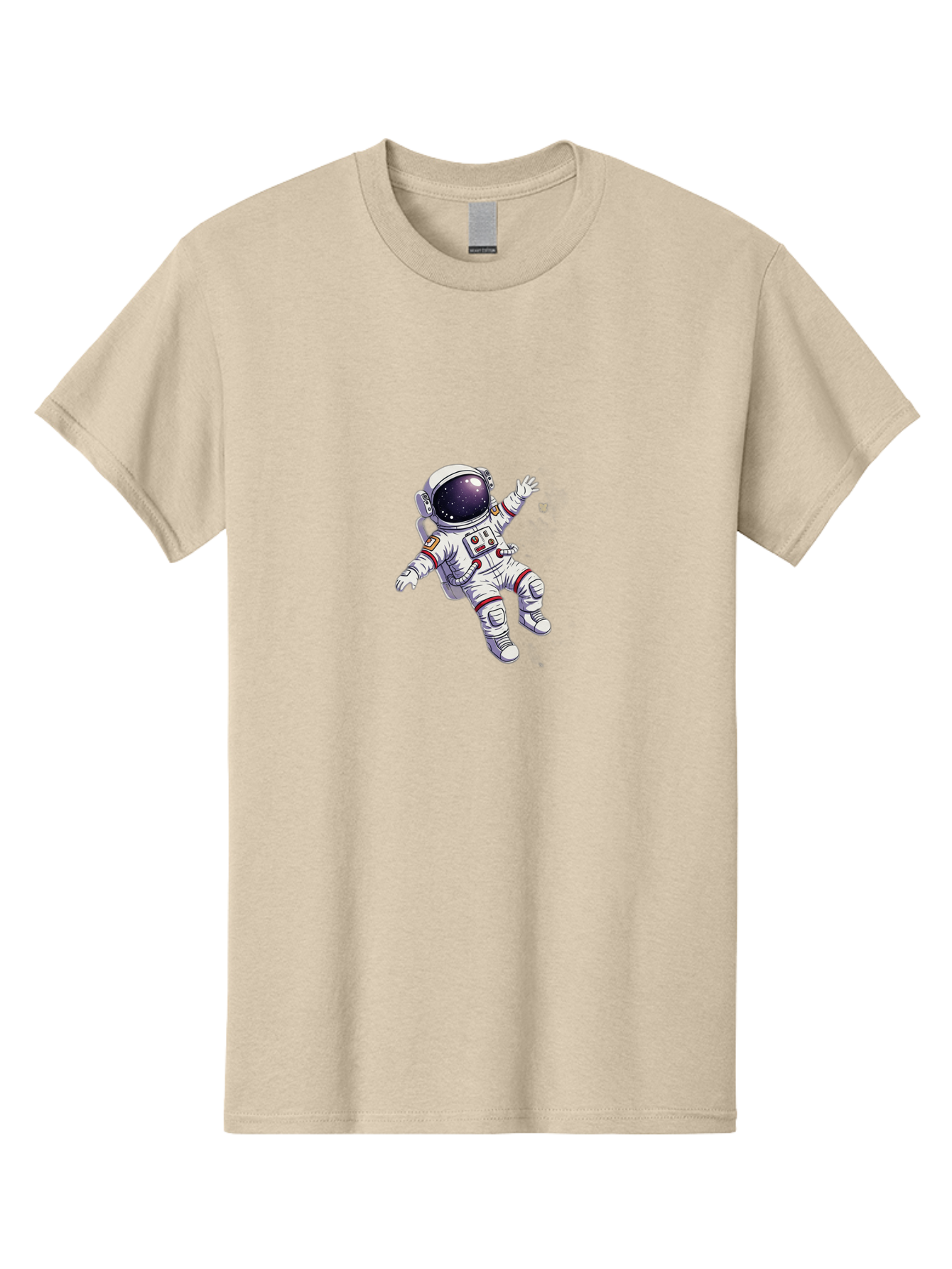 Astronaut-Floating Men'S Graphic Tee, 100% Cotton, Comfortable Casual Summer Wear, Machine Washable, Astronaut In Space, Floating Astronaut, White Spacesuit, Red Accents, Helmet With Stars, Space Exploration, Zero Gravity, Futuristic Design Bab651 11