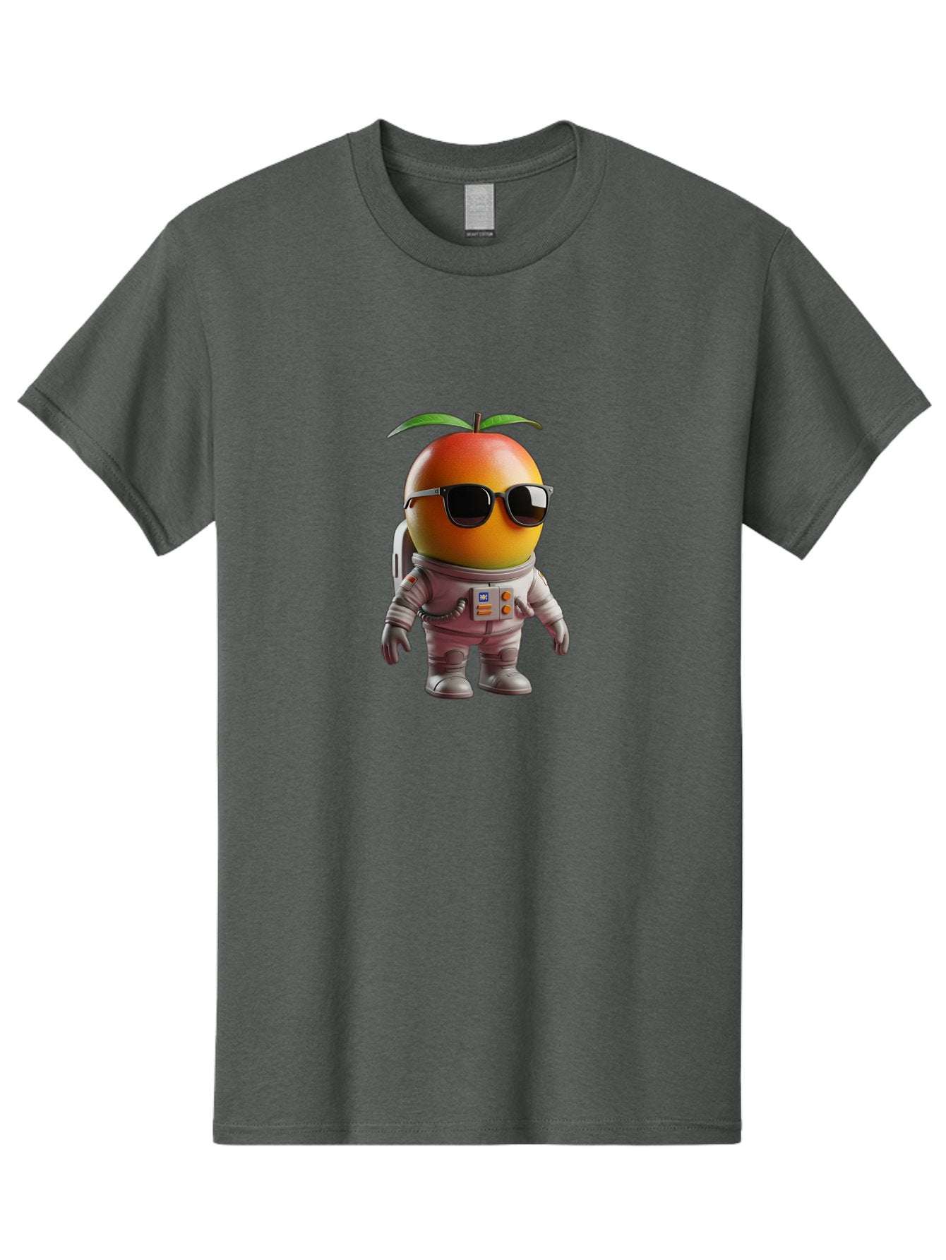 Astronaut-Peach Men'S Graphic Tee, 100% Cotton, Comfortable Casual Summer Wear, Machine Washable, Mango Astronaut, Space Suit, Trendy Shades, Cartoon Character, Orange Fruit, Astronaut Costume, Futuristic Design, Cool Glasses, Space Adventure, Bab653 10