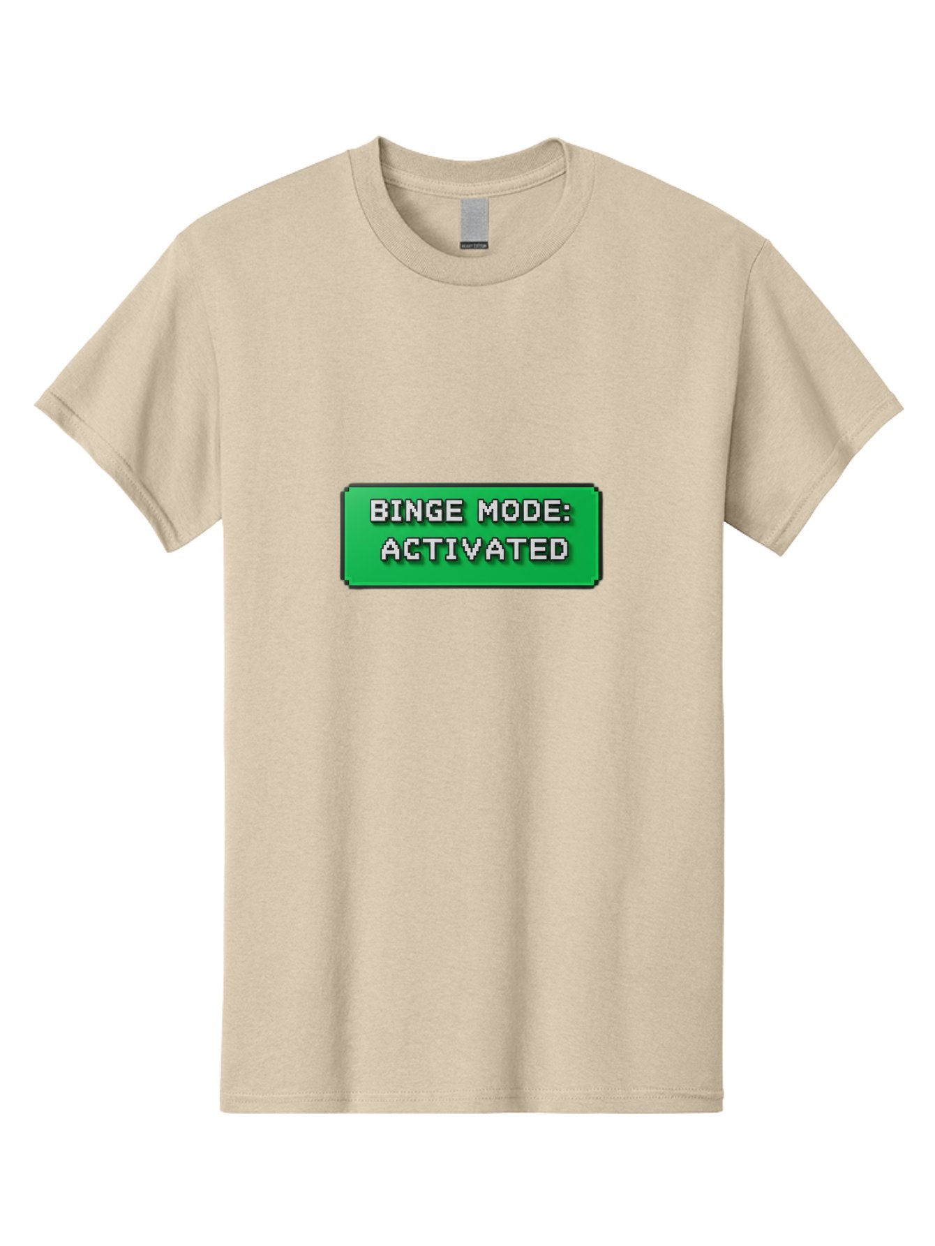 Binge-Mode-Activated Men'S Graphic Tee, 100% Cotton, Comfortable Casual Summer Wear, Machine Washable, Binge Watching, Marathon Viewing, Streaming Mode, Entertainment Mode, Tv Series, Video Streaming, Pop Culture, Entertainment, Tv Shows Bab682 12