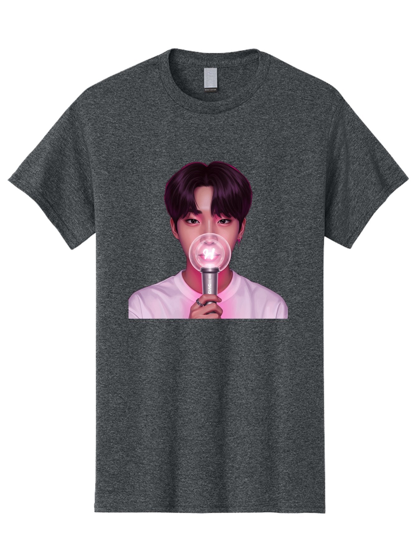 Bts-Army-Bomb Men'S Graphic Tee, 100% Cotton, Comfortable Casual Summer Wear, Machine Washable, K-Pop Fan, Bts Merchandise, Army Bomb Lightstick, Concert Accessory, Fandom Symbol, Bts Army, Fan Culture, K-Pop Merchandise, Bts Concert Bab694 8