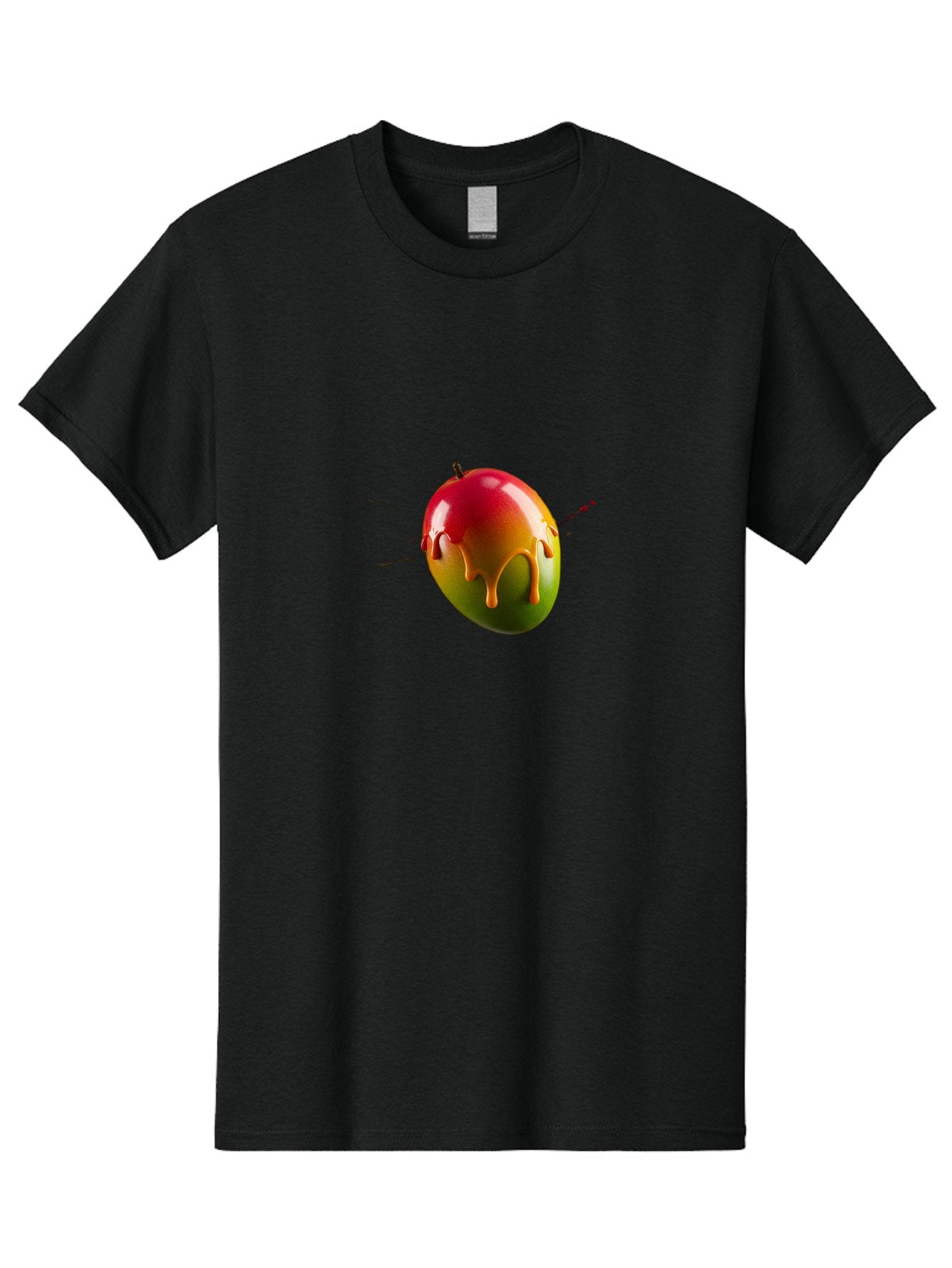 Caramel-Apple Men'S Graphic Tee, 100% Cotton, Comfortable Casual Summer Wear, Machine Washable, Ladybug, Red And Black Ladybug, 3D Illustration, Shiny Ladybug, Ladybug With Orange Liquid, Insect, Ladybug Illustration Bab715