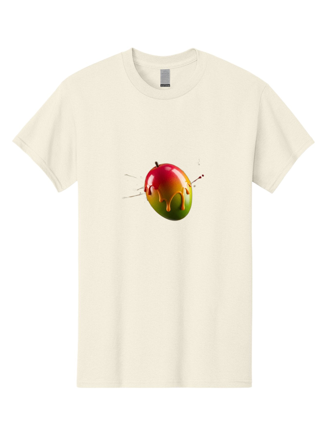 Caramel-Apple Men'S Graphic Tee, 100% Cotton, Comfortable Casual Summer Wear, Machine Washable, Ladybug, Red And Black Ladybug, 3D Illustration, Shiny Ladybug, Ladybug With Orange Liquid, Insect, Ladybug Illustration Bab715 3