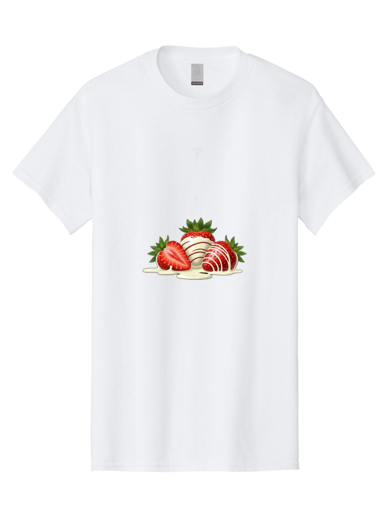 Chocolate-Covered-Strawberries-3 Men'S Graphic Tee, 100% Cotton, Comfortable Casual Summer Wear, Machine Washable, Strawberries Dipped In White Chocolate, Chocolate-Covered Strawberries, Strawberry Dessert, Sweet Treats, Fruit And Chocolate, Bab742 9