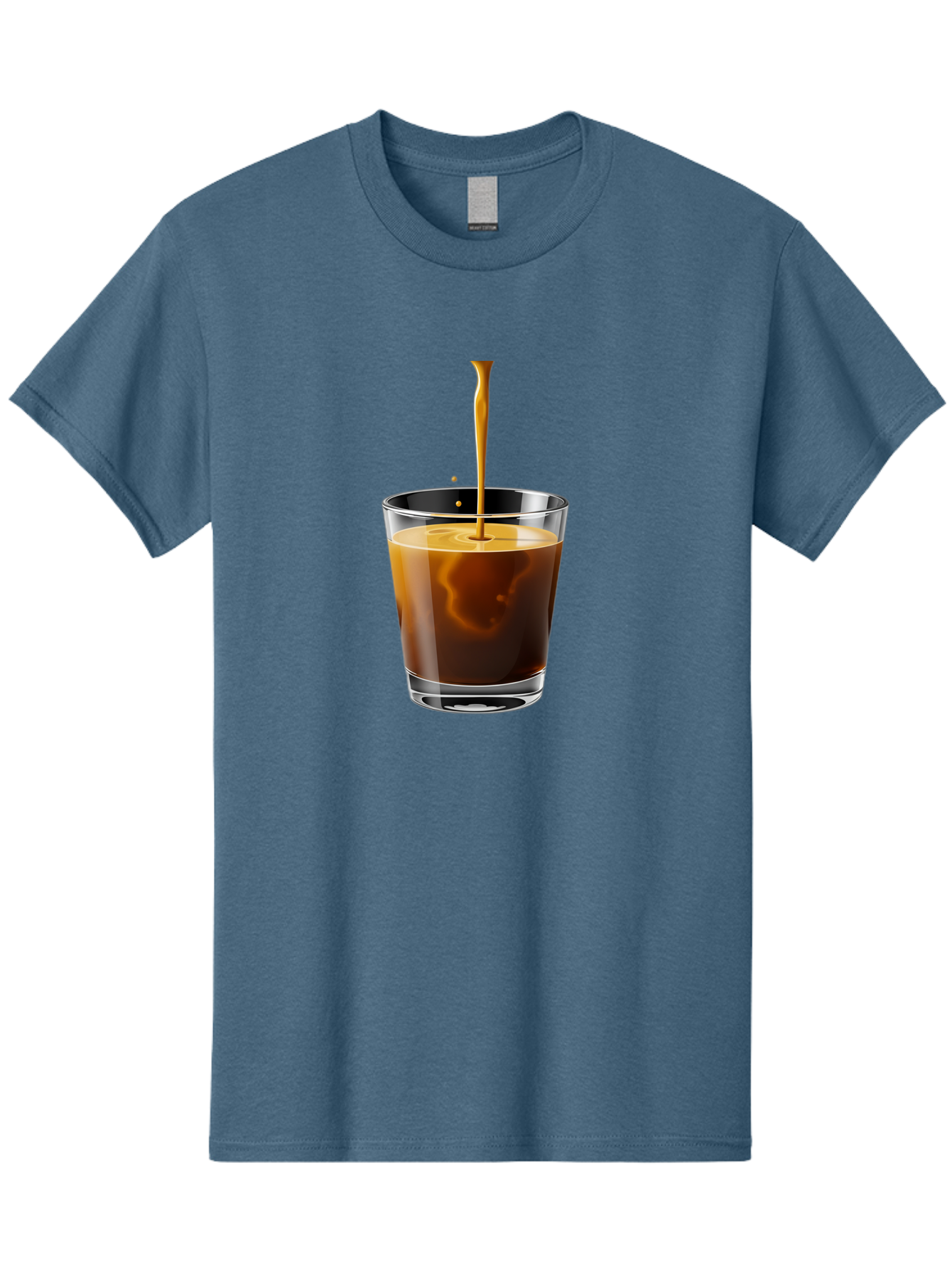 Coffee-1 Men'S Graphic Tee, 100% Cotton, Comfortable Casual Summer Wear, Machine Washable, Coffee Pouring Into A Glass, Espresso Shot, Coffee Culture, Morning Coffee, Coffee Drink, Rich Aroma, Coffee Lover, Daily Grind Bab767 7