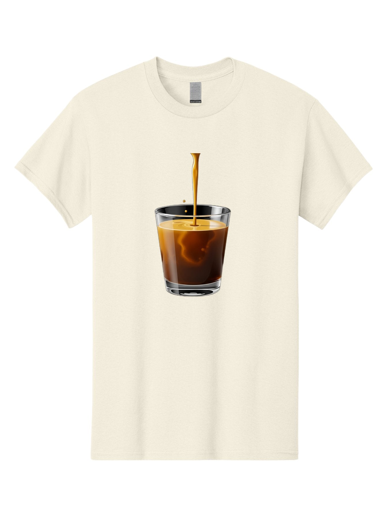 Coffee-1 Men'S Graphic Tee, 100% Cotton, Comfortable Casual Summer Wear, Machine Washable, Coffee Pouring Into A Glass, Espresso Shot, Coffee Culture, Morning Coffee, Coffee Drink, Rich Aroma, Coffee Lover, Daily Grind Bab767 9