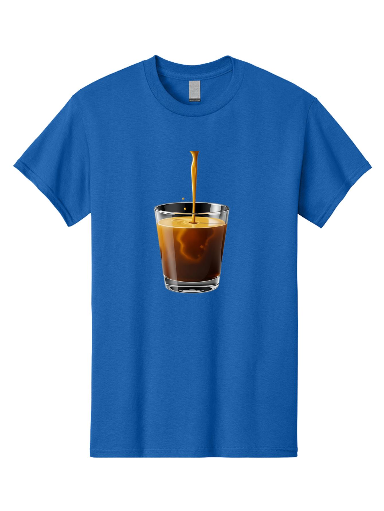 Coffee-1 Men'S Graphic Tee, 100% Cotton, Comfortable Casual Summer Wear, Machine Washable, Coffee Pouring Into A Glass, Espresso Shot, Coffee Culture, Morning Coffee, Coffee Drink, Rich Aroma, Coffee Lover, Daily Grind Bab767 9