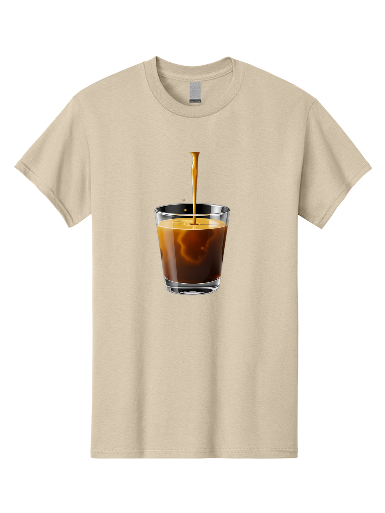 Coffee-1 Men'S Graphic Tee, 100% Cotton, Comfortable Casual Summer Wear, Machine Washable, Coffee Pouring Into A Glass, Espresso Shot, Coffee Culture, Morning Coffee, Coffee Drink, Rich Aroma, Coffee Lover, Daily Grind Bab767 12