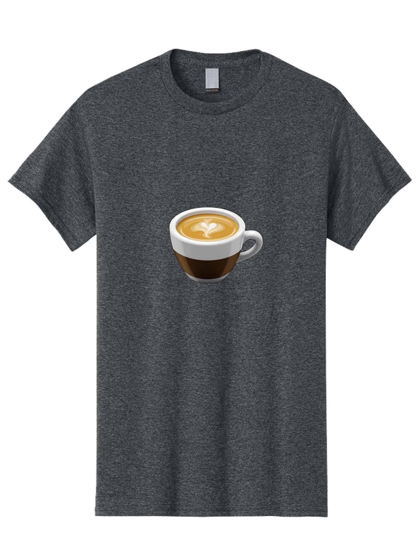 Coffee-2 Men'S Graphic Tee, 100% Cotton, Comfortable Casual Summer Wear, Machine Washable, Coffee Cup, Latte Art, Heart Design, Coffee Drink, Espresso Cup, Creamy Texture, Morning Coffee, Coffee Beverage Bab768 5
