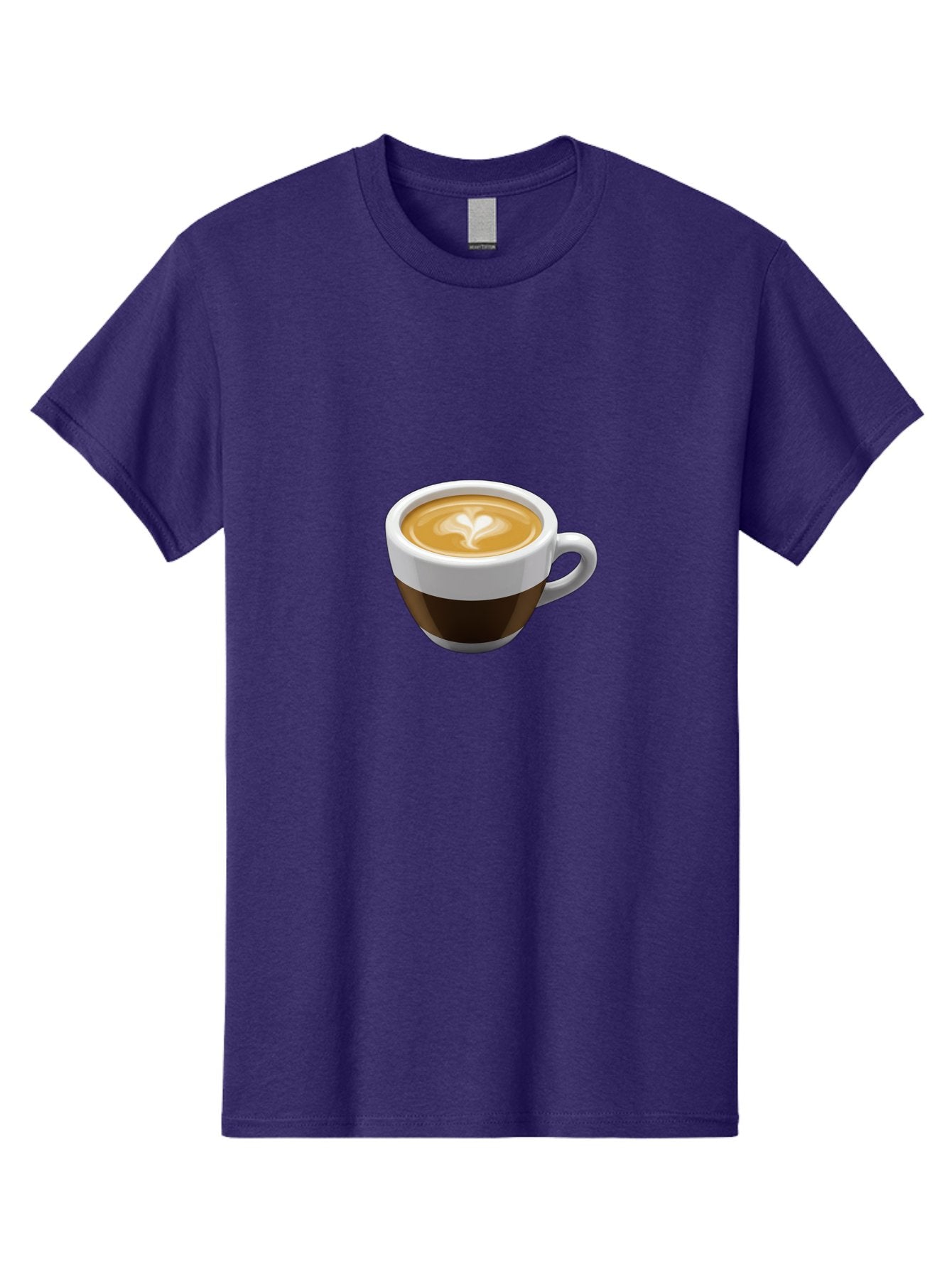 Coffee-2 Men'S Graphic Tee, 100% Cotton, Comfortable Casual Summer Wear, Machine Washable, Coffee Cup, Latte Art, Heart Design, Coffee Drink, Espresso Cup, Creamy Texture, Morning Coffee, Coffee Beverage Bab768