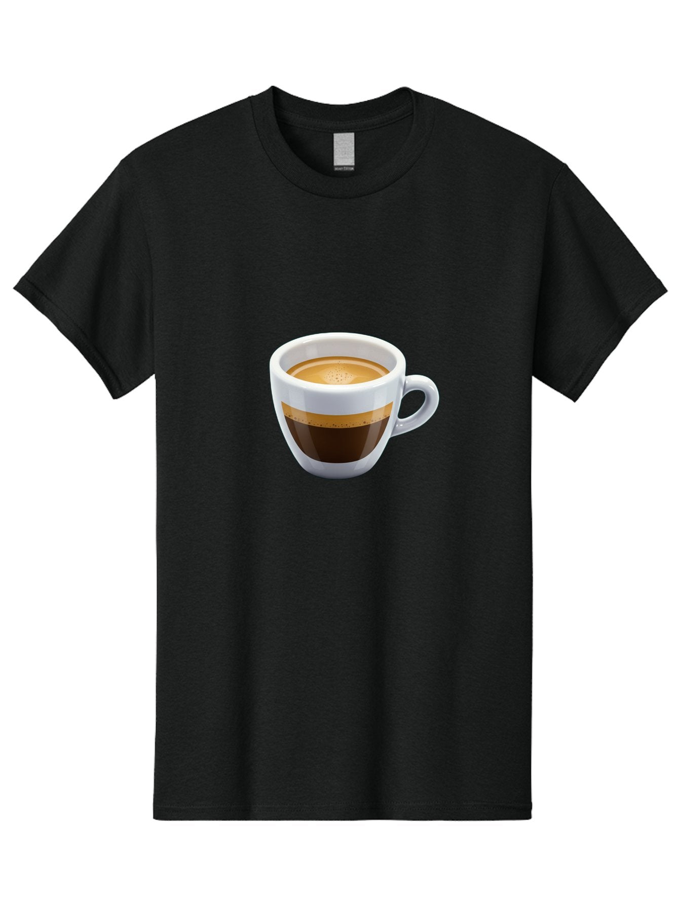 Coffee-3 Men'S Graphic Tee, 100% Cotton, Comfortable Casual Summer Wear, Machine Washable, Espresso In White Cup, Coffee Drink, Rich Flavor, Small Cup, Morning Coffee, Coffee Art, Crema On Top, Dark Brown Espresso Bab769 15