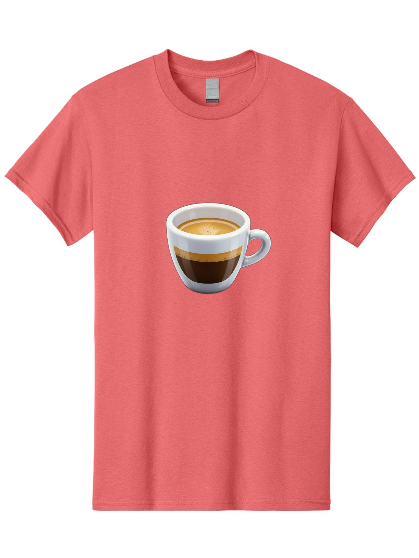 Coffee-3 Men'S Graphic Tee, 100% Cotton, Comfortable Casual Summer Wear, Machine Washable, Espresso In White Cup, Coffee Drink, Rich Flavor, Small Cup, Morning Coffee, Coffee Art, Crema On Top, Dark Brown Espresso Bab769 9