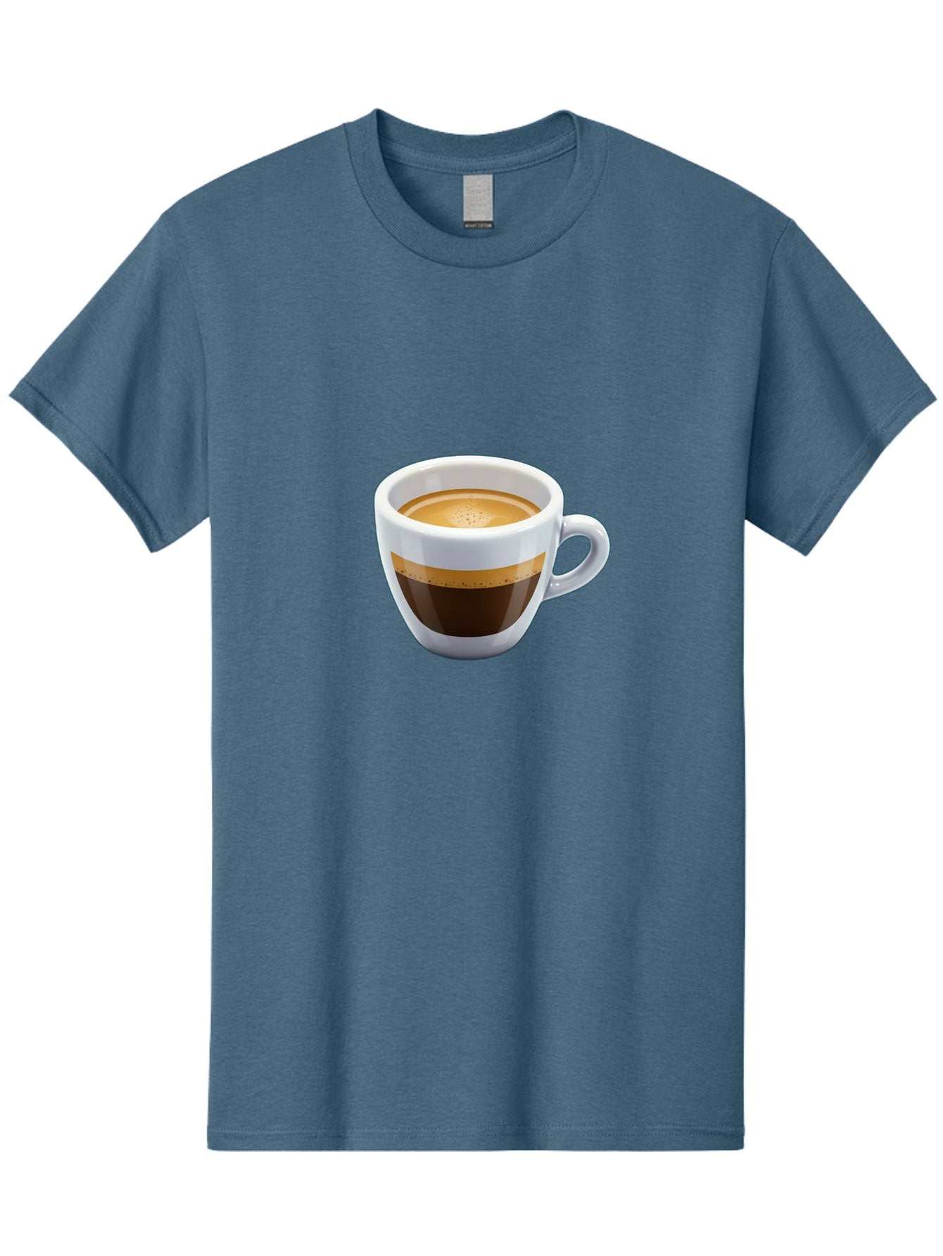 Coffee-3 Men'S Graphic Tee, 100% Cotton, Comfortable Casual Summer Wear, Machine Washable, Espresso In White Cup, Coffee Drink, Rich Flavor, Small Cup, Morning Coffee, Coffee Art, Crema On Top, Dark Brown Espresso Bab769 12