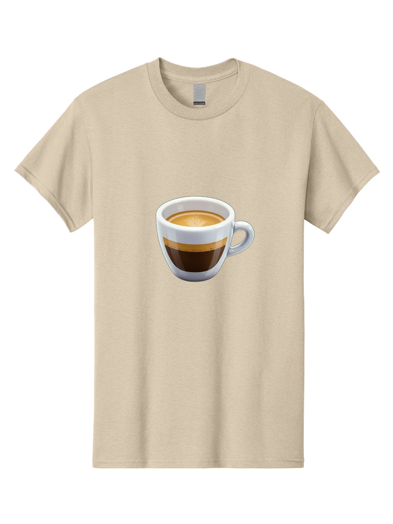 Coffee-3 Men'S Graphic Tee, 100% Cotton, Comfortable Casual Summer Wear, Machine Washable, Espresso In White Cup, Coffee Drink, Rich Flavor, Small Cup, Morning Coffee, Coffee Art, Crema On Top, Dark Brown Espresso Bab769 10