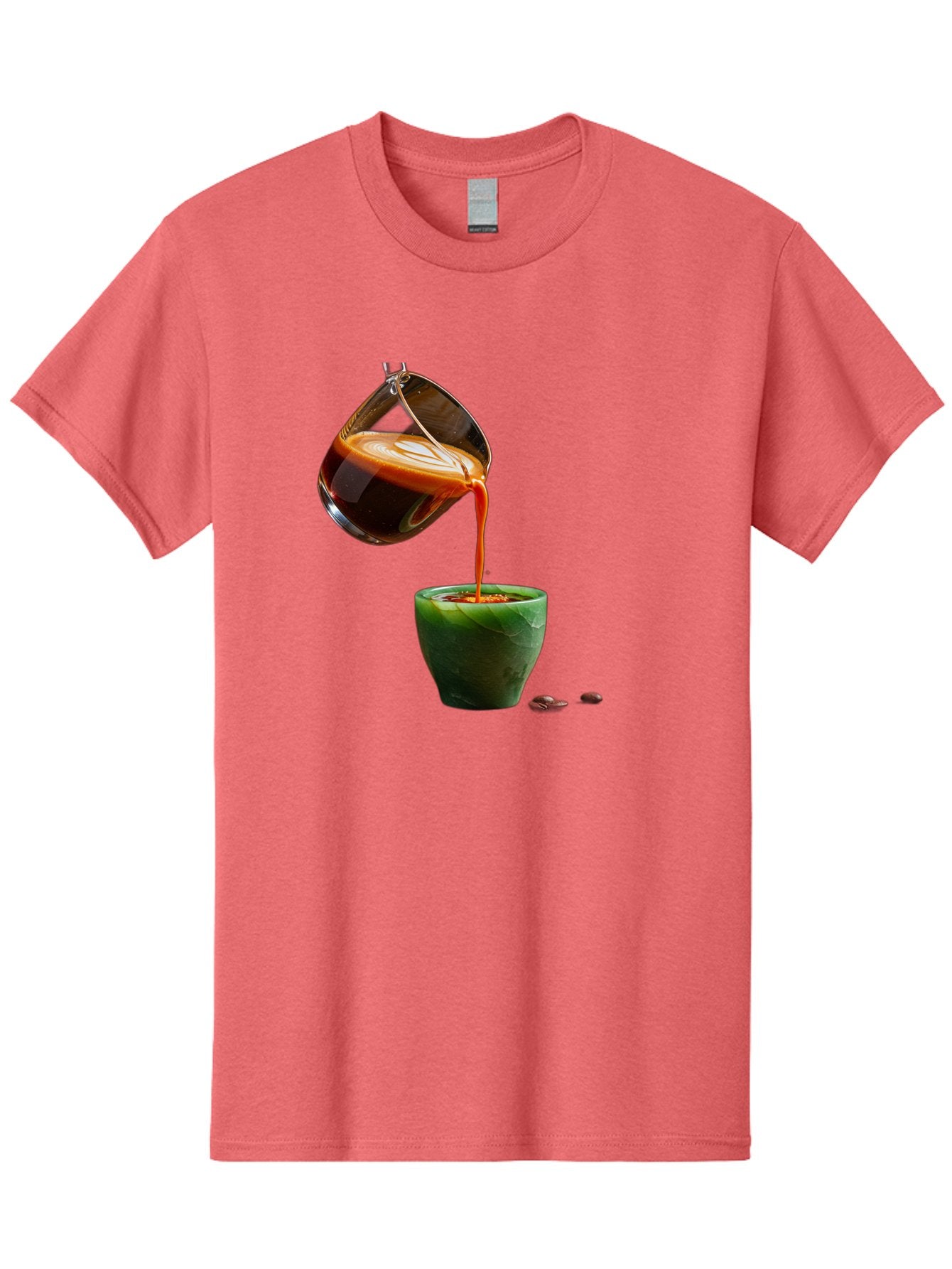 Coffee-Being-Poured Men'S Graphic Tee, 100% Cotton, Comfortable Casual Summer Wear, Machine Washable, Espresso Being Poured, Coffee In Cup, Rich Coffee, Coffee Beans, Morning Coffee, Coffee Culture, Caffeine Boost Bab784 14