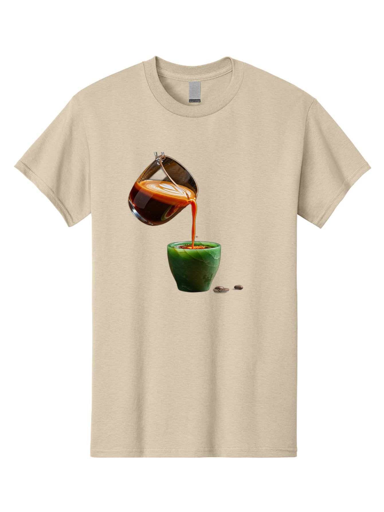 Coffee-Being-Poured Men'S Graphic Tee, 100% Cotton, Comfortable Casual Summer Wear, Machine Washable, Espresso Being Poured, Coffee In Cup, Rich Coffee, Coffee Beans, Morning Coffee, Coffee Culture, Caffeine Boost Bab784 11