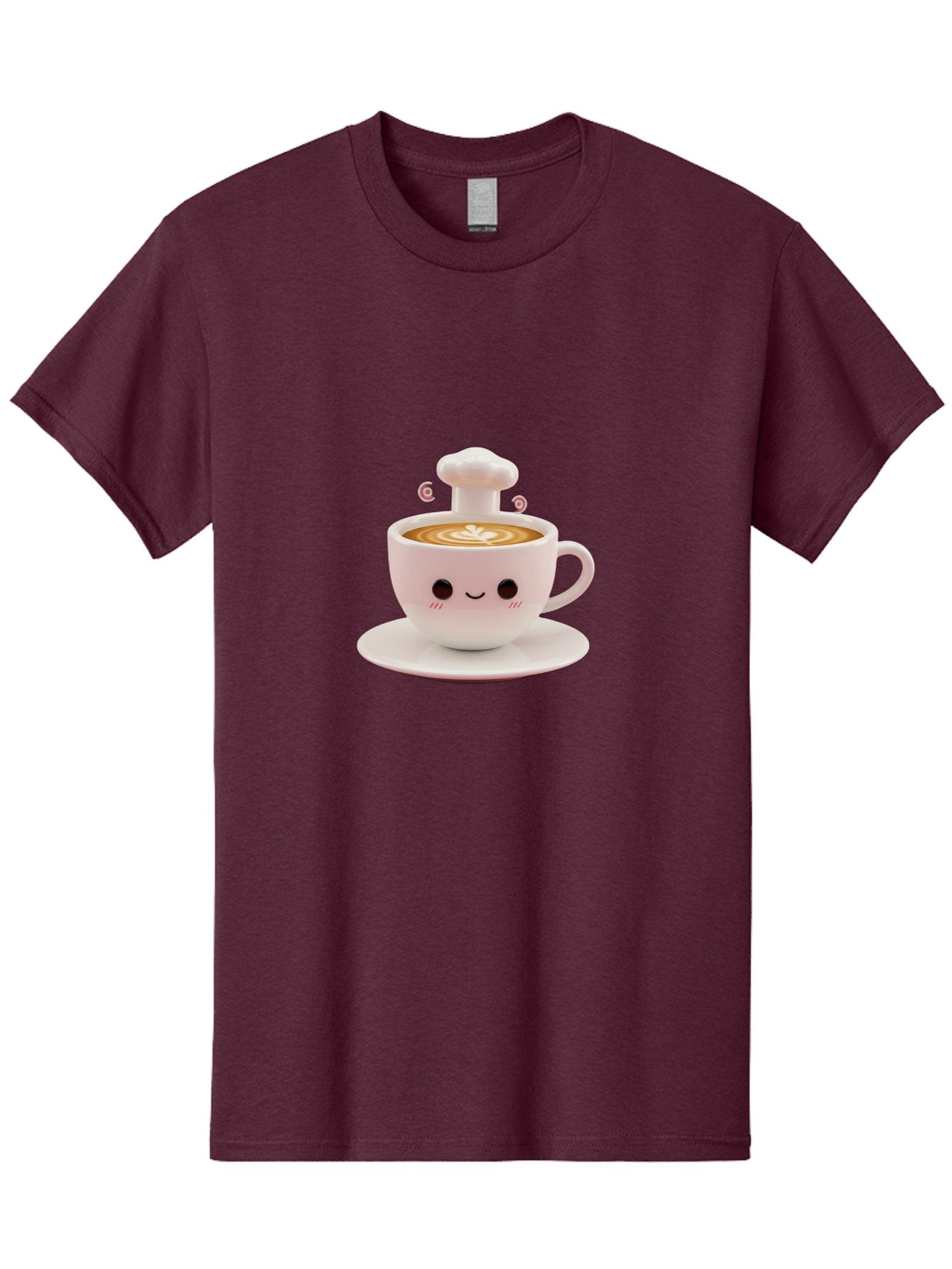 Coffee-Cup-4 Men'S Graphic Tee, 100% Cotton, Comfortable Casual Summer Wear, Machine Washable, Cute Coffee Cup, Cartoon Character, Coffee Latte Art, Smiley Face, Kawaii Culture, Coffee Break, Morning Pick-Me-Up, Adorable Design Bab789 13