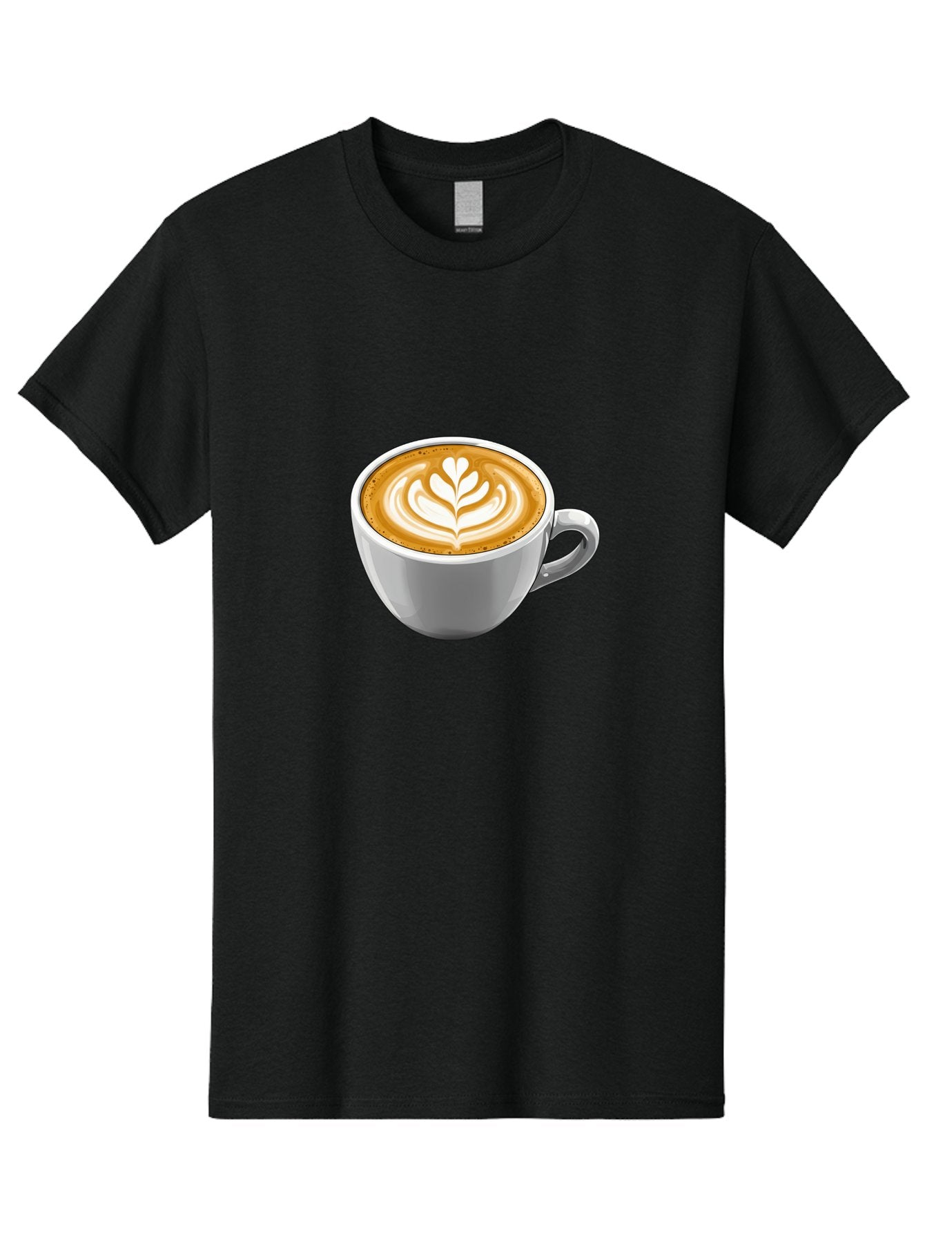 Coffee-Cup-7 Men'S Graphic Tee, 100% Cotton, Comfortable Casual Summer Wear, Machine Washable, Coffee Cup, Latte Art, Heart Design, Coffee Drink, White Ceramic Cup, Coffee Culture, Morning Coffee, Caffeine Fix, Coffee Beverage Bab792 15