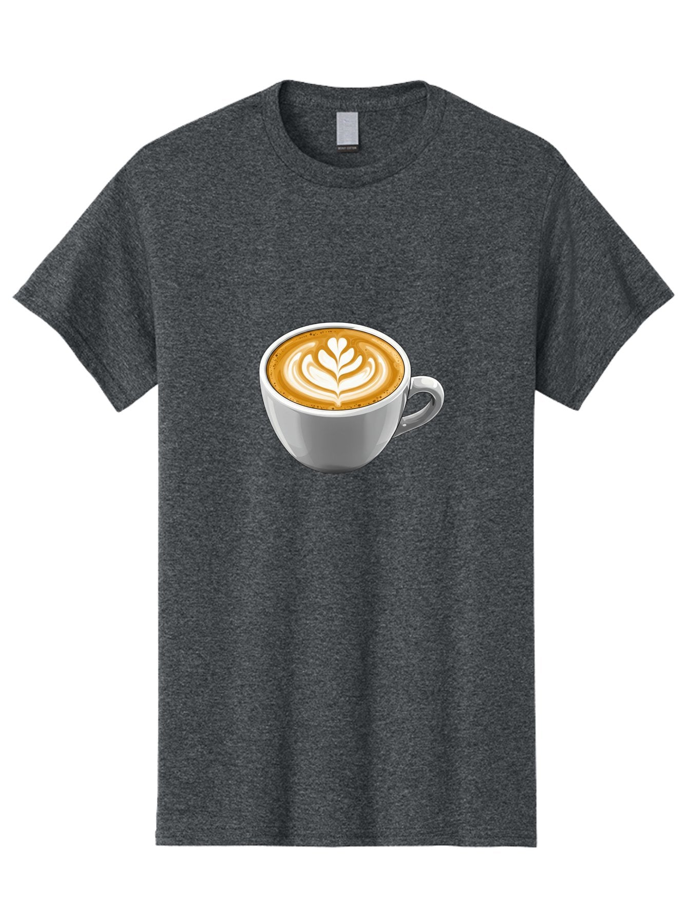Coffee-Cup-7 Men'S Graphic Tee, 100% Cotton, Comfortable Casual Summer Wear, Machine Washable, Coffee Cup, Latte Art, Heart Design, Coffee Drink, White Ceramic Cup, Coffee Culture, Morning Coffee, Caffeine Fix, Coffee Beverage Bab792 12
