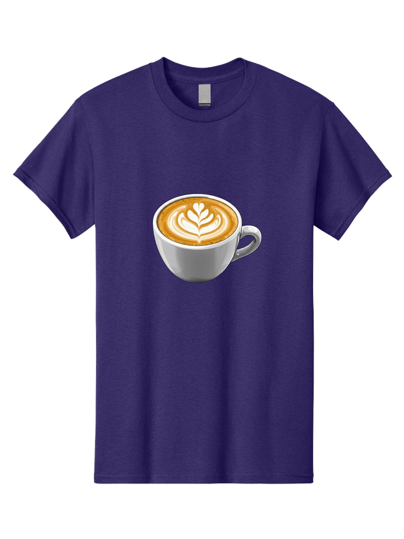 Coffee-Cup-7 Men'S Graphic Tee, 100% Cotton, Comfortable Casual Summer Wear, Machine Washable, Coffee Cup, Latte Art, Heart Design, Coffee Drink, White Ceramic Cup, Coffee Culture, Morning Coffee, Caffeine Fix, Coffee Beverage Bab792 6