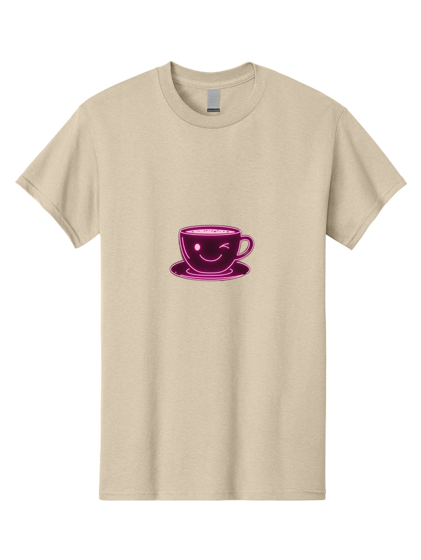 Coffee-Cup Men'S Graphic Tee, 100% Cotton, Comfortable Casual Summer Wear, Machine Washable, Happy Face, Coffee Break, Morning Pick-Me-Up, Caffeine Boost, Relaxed Vibe, Digital Illustration, Smiling Coffee Cup, Cartoon Character Bab800 5