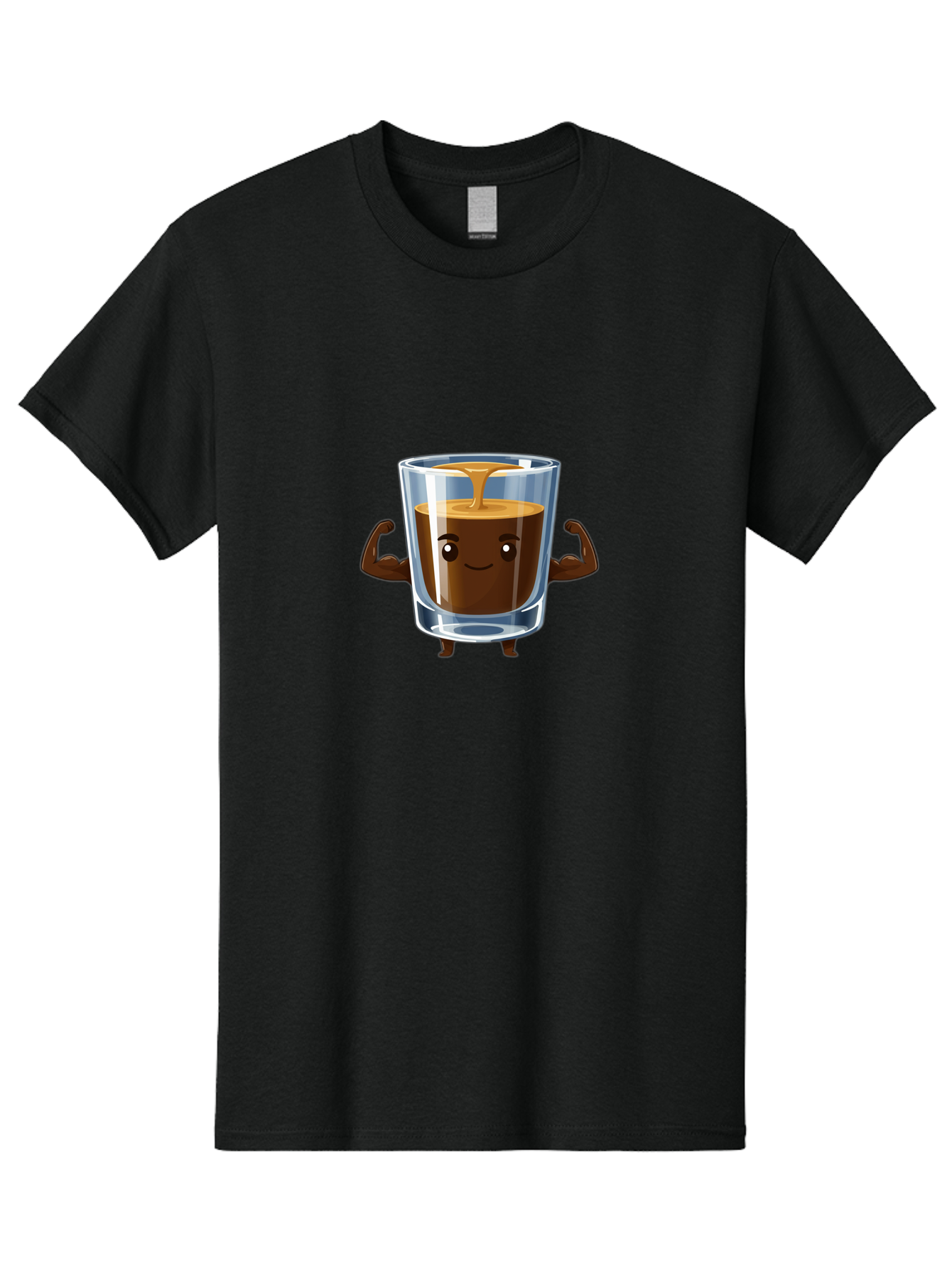 Coffee Men'S Graphic Tee, 100% Cotton, Comfortable Casual Summer Wear, Machine Washable, Cartoon Coffee, Strong Coffee, Animated Beverage, Humorous Design, Flexible Arms, Coffee Enthusiast, Cheerful Character, Coffee Lover, Funny Mascot Bab808 9