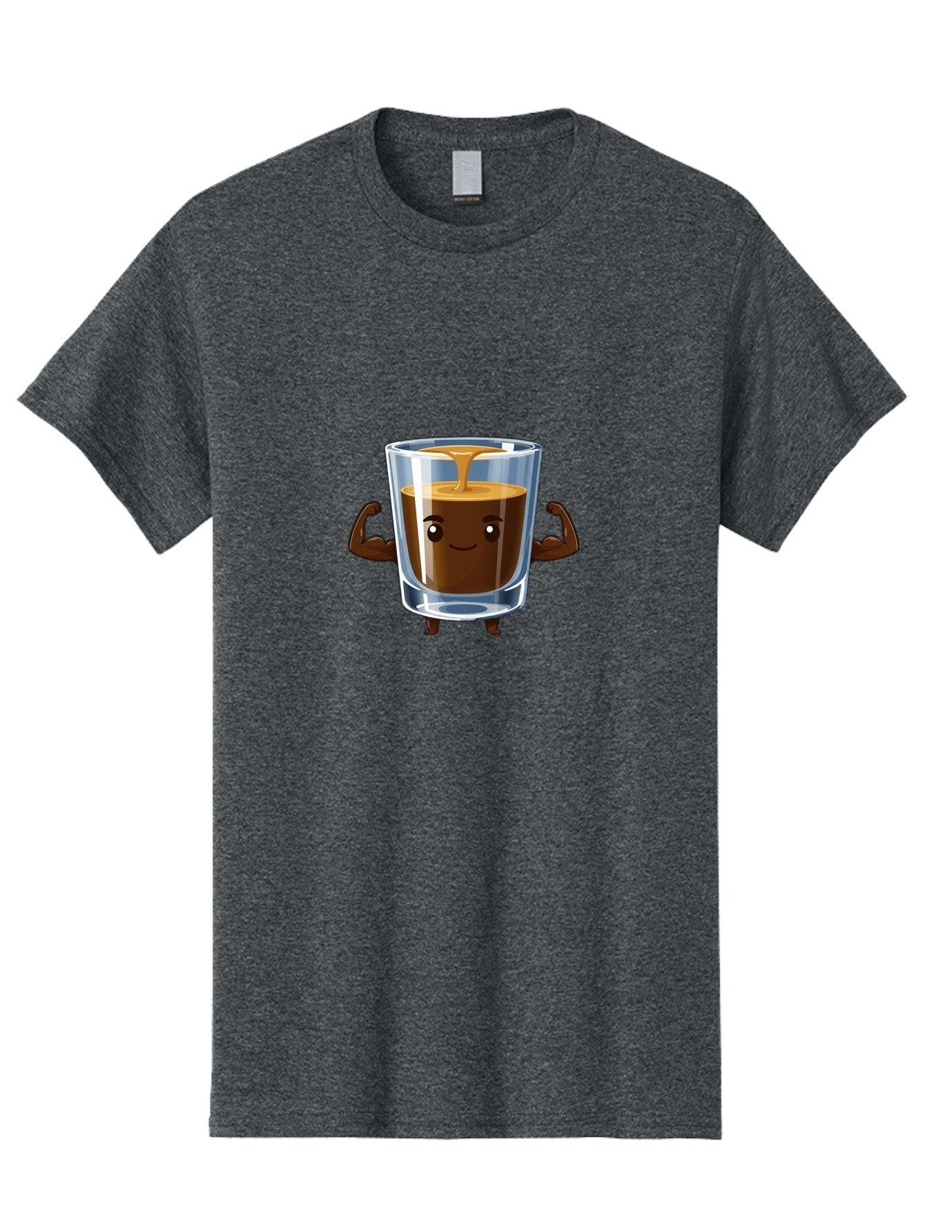 Coffee Men'S Graphic Tee, 100% Cotton, Comfortable Casual Summer Wear, Machine Washable, Cartoon Coffee, Strong Coffee, Animated Beverage, Humorous Design, Flexible Arms, Coffee Enthusiast, Cheerful Character, Coffee Lover, Funny Mascot Bab808 10