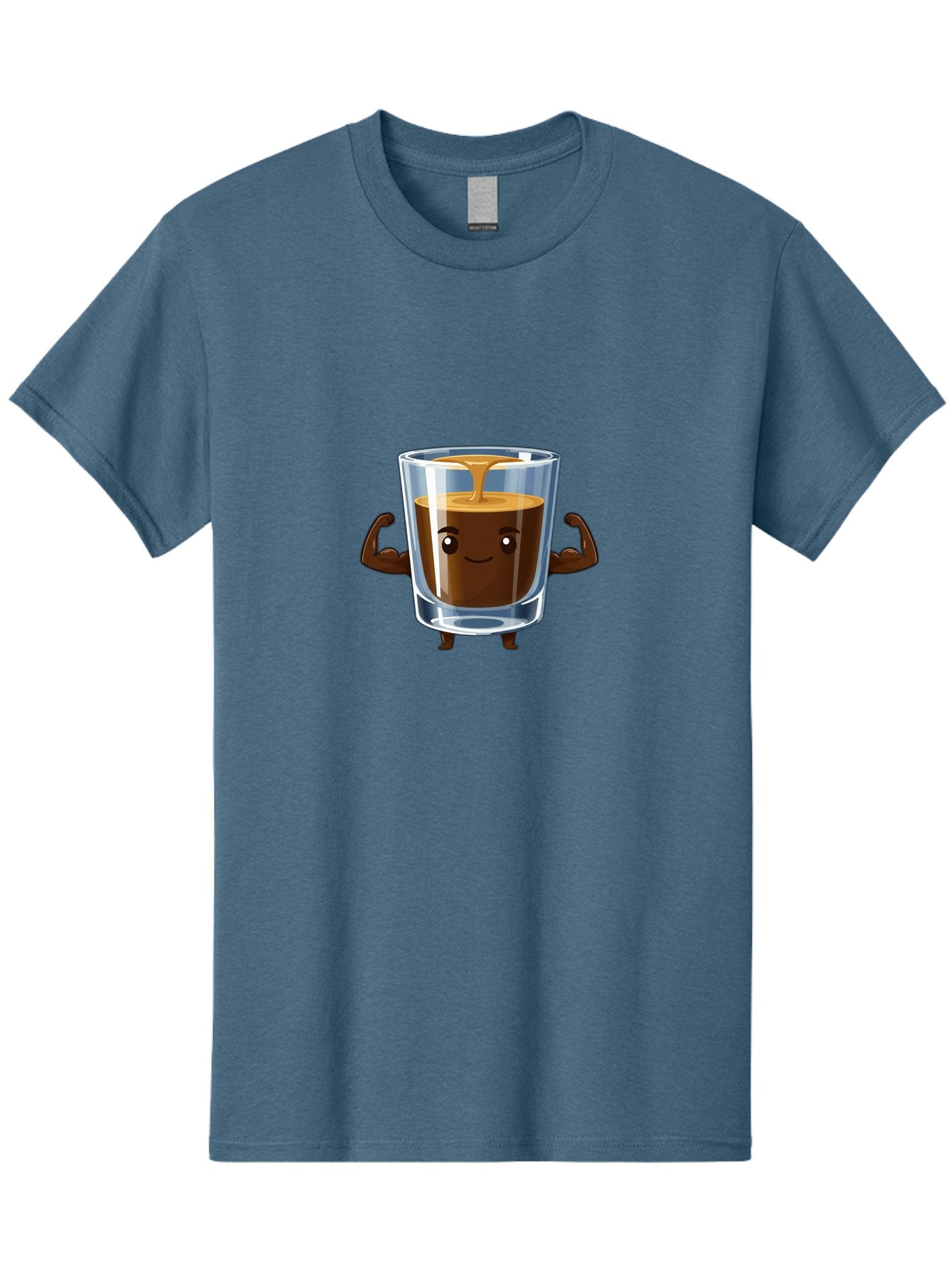 Coffee Men'S Graphic Tee, 100% Cotton, Comfortable Casual Summer Wear, Machine Washable, Cartoon Coffee, Strong Coffee, Animated Beverage, Humorous Design, Flexible Arms, Coffee Enthusiast, Cheerful Character, Coffee Lover, Funny Mascot Bab808 6