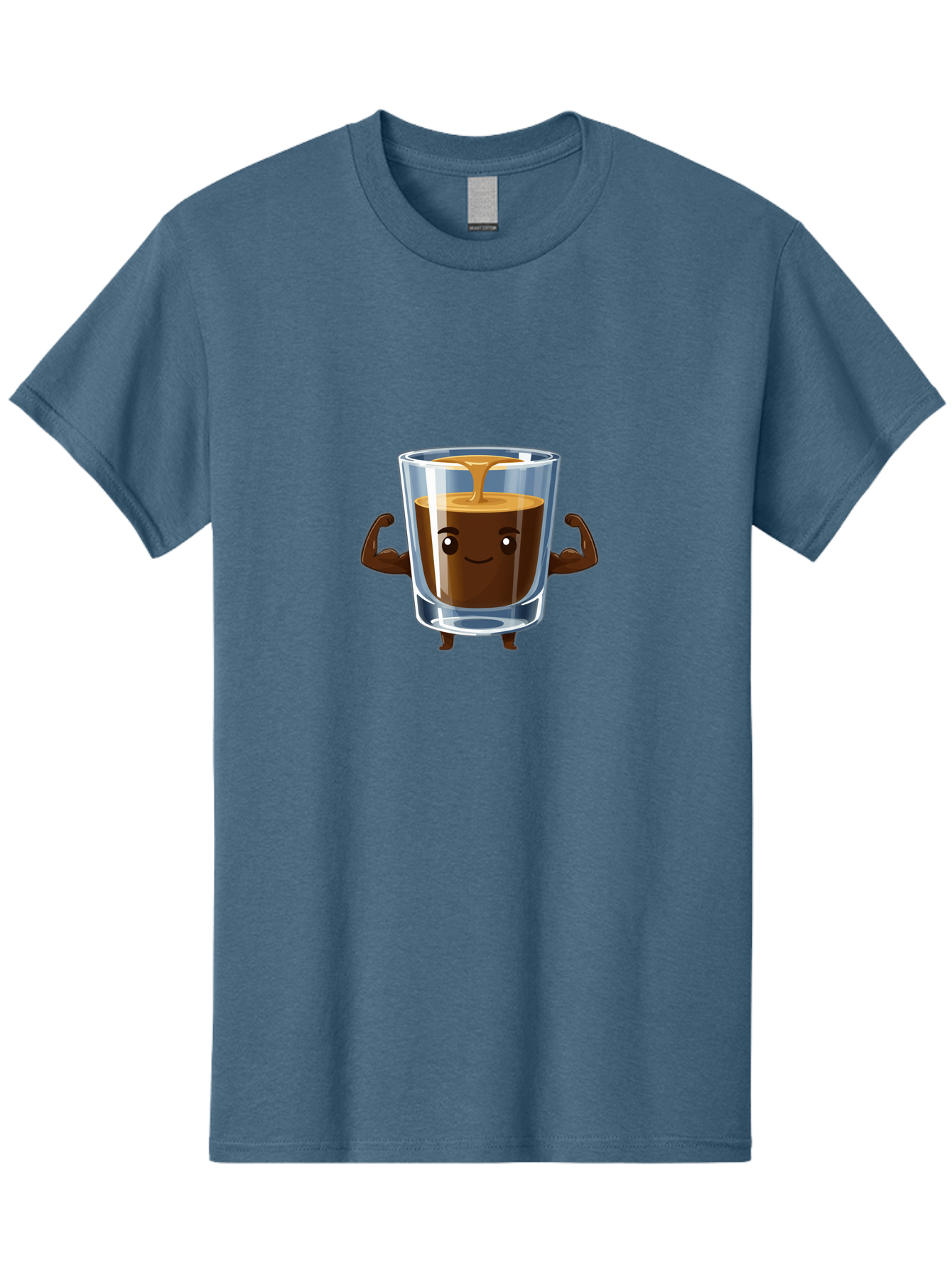 Coffee Men'S Graphic Tee, 100% Cotton, Comfortable Casual Summer Wear, Machine Washable, Cartoon Coffee, Strong Coffee, Animated Beverage, Humorous Design, Flexible Arms, Coffee Enthusiast, Cheerful Character, Coffee Lover, Funny Mascot Bab808 7