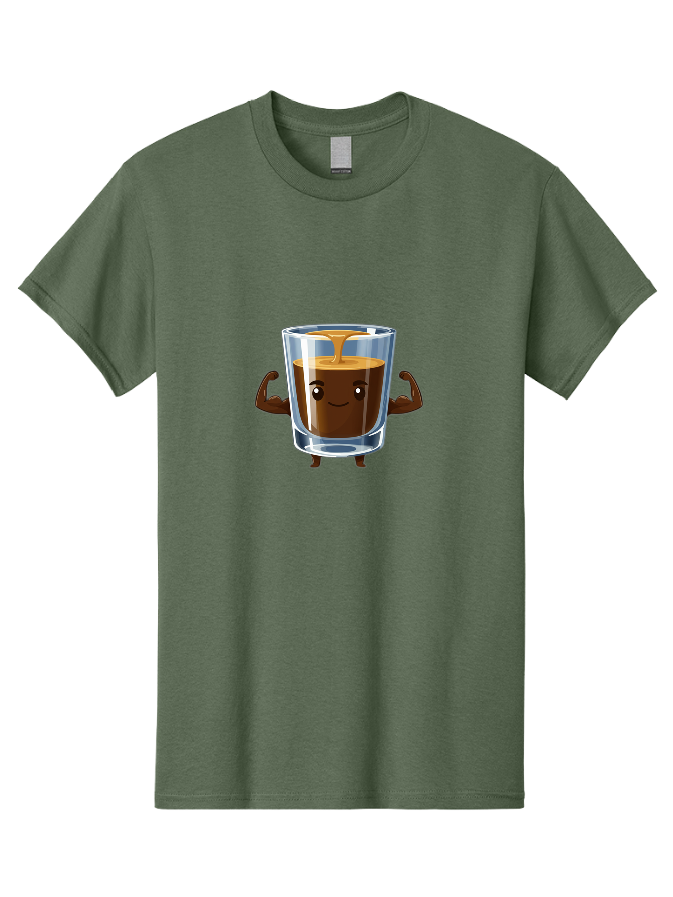 Coffee Men'S Graphic Tee, 100% Cotton, Comfortable Casual Summer Wear, Machine Washable, Cartoon Coffee, Strong Coffee, Animated Beverage, Humorous Design, Flexible Arms, Coffee Enthusiast, Cheerful Character, Coffee Lover, Funny Mascot Bab808 11