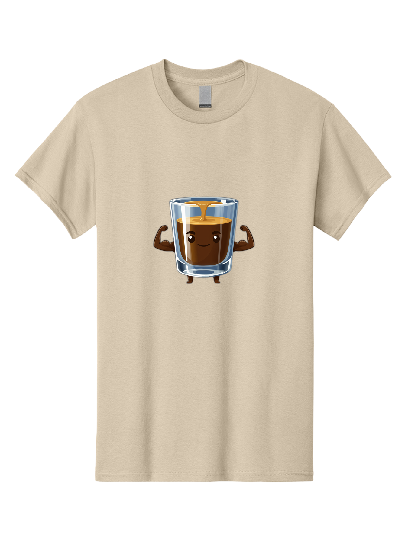 Coffee Men'S Graphic Tee, 100% Cotton, Comfortable Casual Summer Wear, Machine Washable, Cartoon Coffee, Strong Coffee, Animated Beverage, Humorous Design, Flexible Arms, Coffee Enthusiast, Cheerful Character, Coffee Lover, Funny Mascot Bab808 15