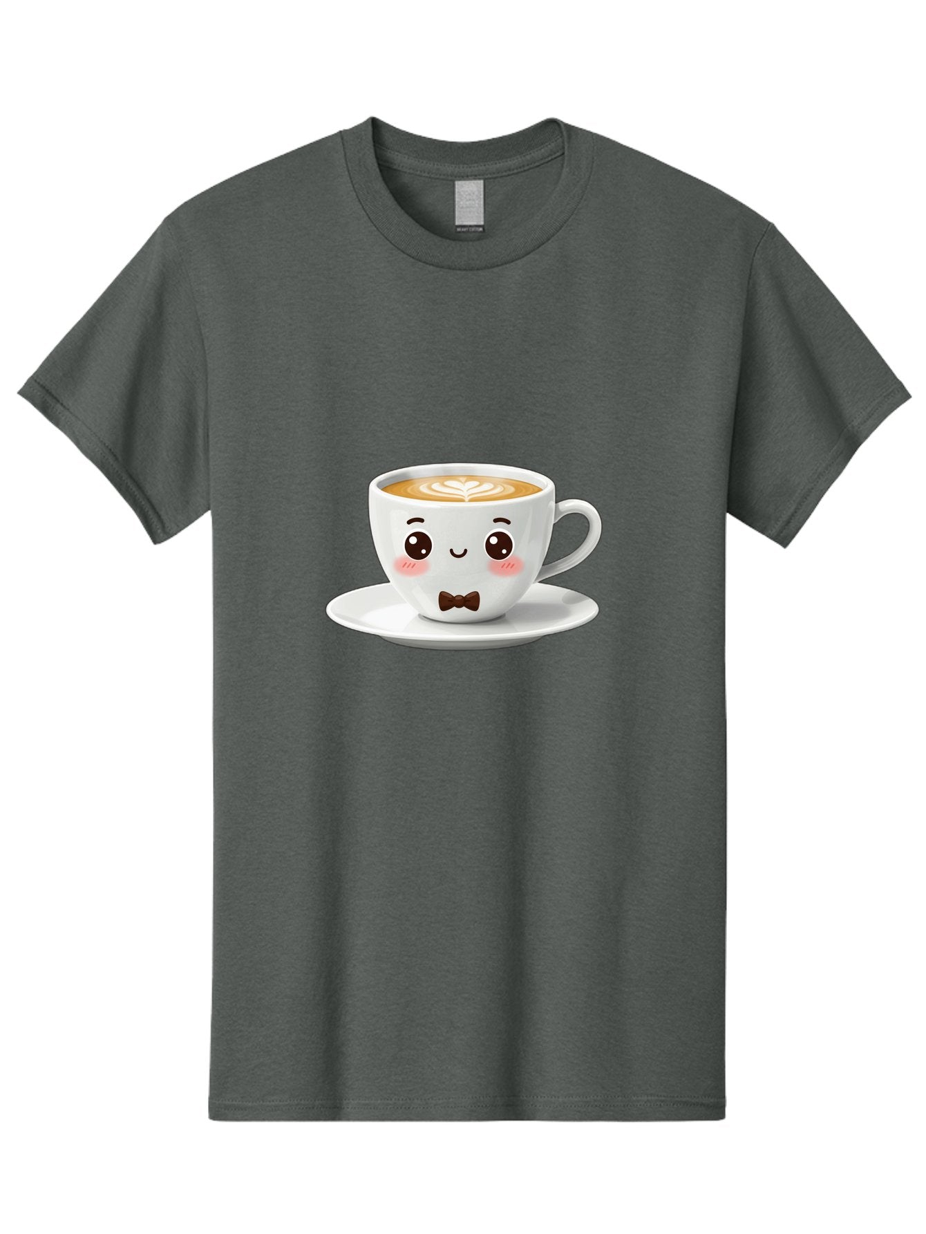 Cup-Of-Coffee-2 Men'S Graphic Tee, 100% Cotton, Comfortable Casual Summer Wear, Machine Washable, Cute Coffee Cup, Cartoon Character, Latte Art, Coffee Lover, Morning Pick-Me-Up, Adorable Design, Coffee Culture, Espresso, Bab834 15