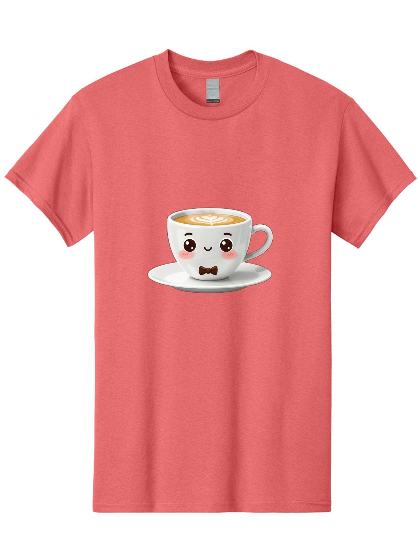 Cup-Of-Coffee-2 Men'S Graphic Tee, 100% Cotton, Comfortable Casual Summer Wear, Machine Washable, Cute Coffee Cup, Cartoon Character, Latte Art, Coffee Lover, Morning Pick-Me-Up, Adorable Design, Coffee Culture, Espresso, Bab834 12