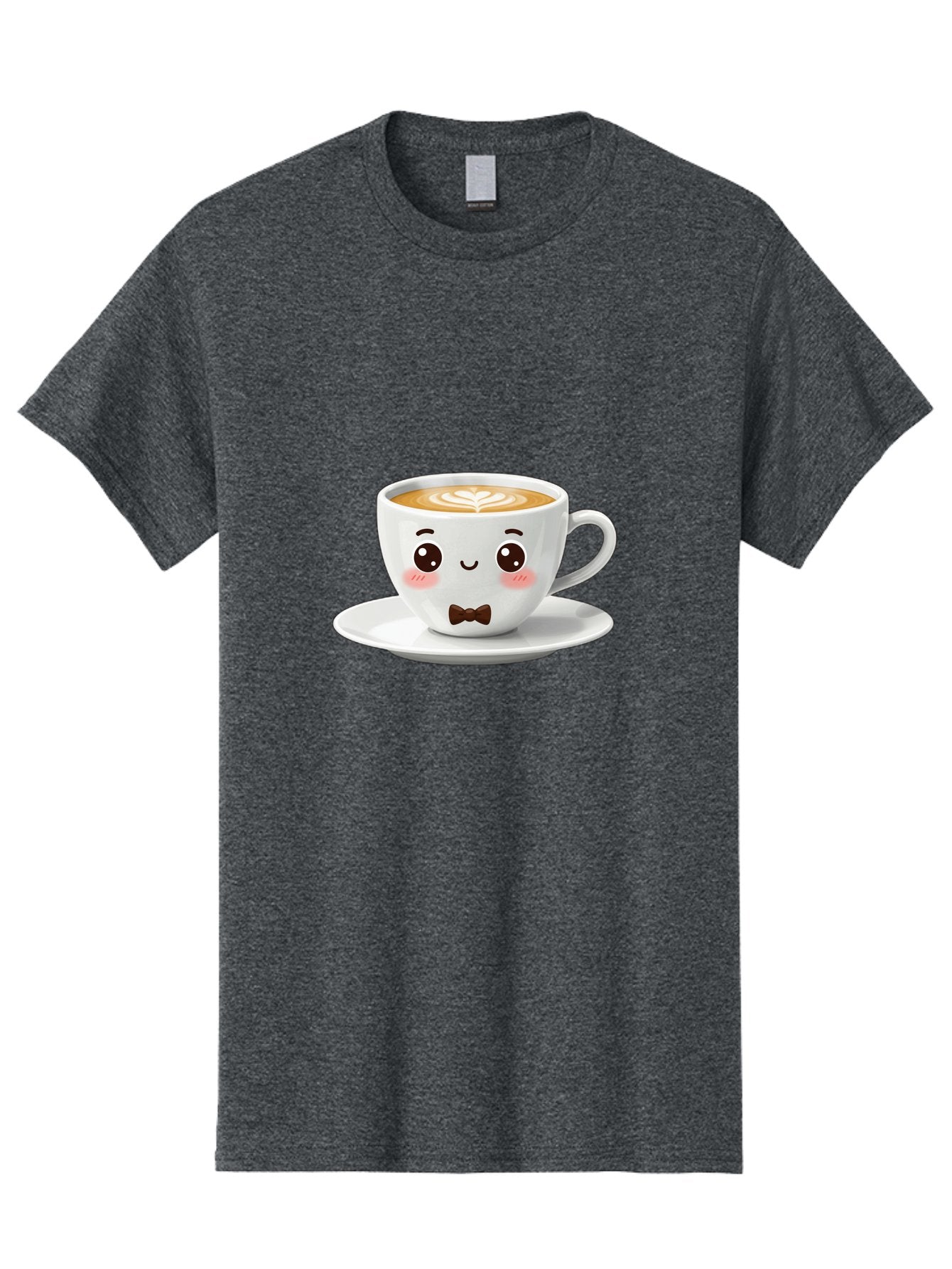 Cup-Of-Coffee-2 Men'S Graphic Tee, 100% Cotton, Comfortable Casual Summer Wear, Machine Washable, Cute Coffee Cup, Cartoon Character, Latte Art, Coffee Lover, Morning Pick-Me-Up, Adorable Design, Coffee Culture, Espresso, Bab834 8