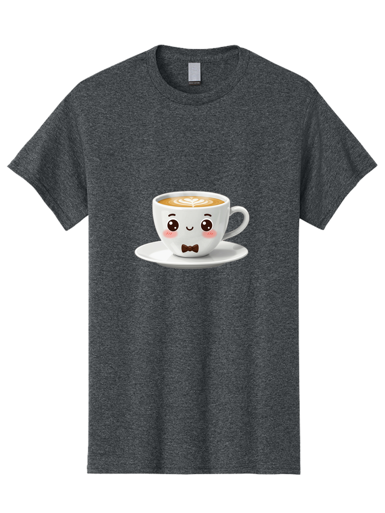 Cup-Of-Coffee-2 Men'S Graphic Tee, 100% Cotton, Comfortable Casual Summer Wear, Machine Washable, Cute Coffee Cup, Cartoon Character, Latte Art, Coffee Lover, Morning Pick-Me-Up, Adorable Design, Coffee Culture, Espresso, Bab834 6