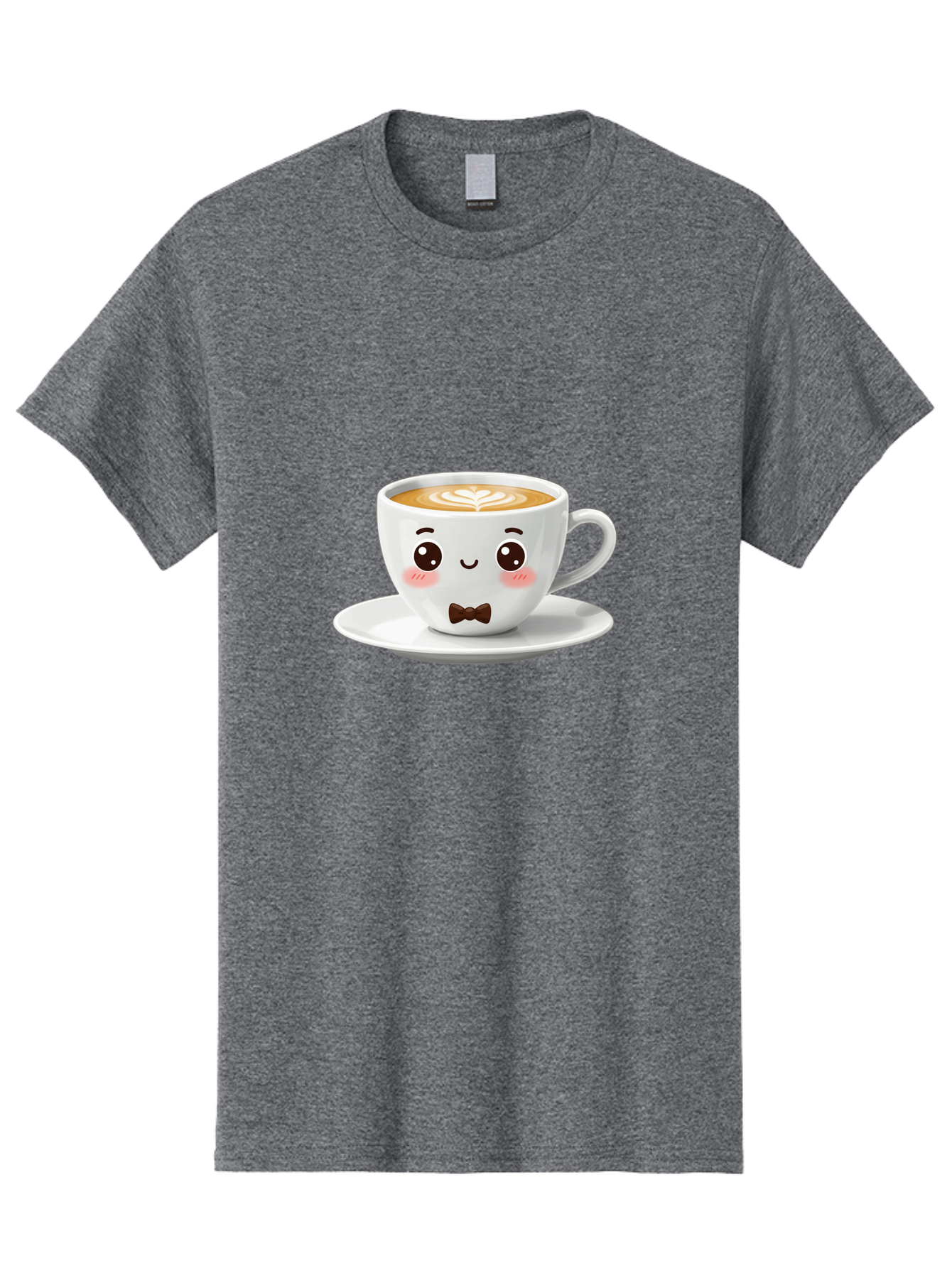Cup-Of-Coffee-2 Men'S Graphic Tee, 100% Cotton, Comfortable Casual Summer Wear, Machine Washable, Cute Coffee Cup, Cartoon Character, Latte Art, Coffee Lover, Morning Pick-Me-Up, Adorable Design, Coffee Culture, Espresso, Bab834 10