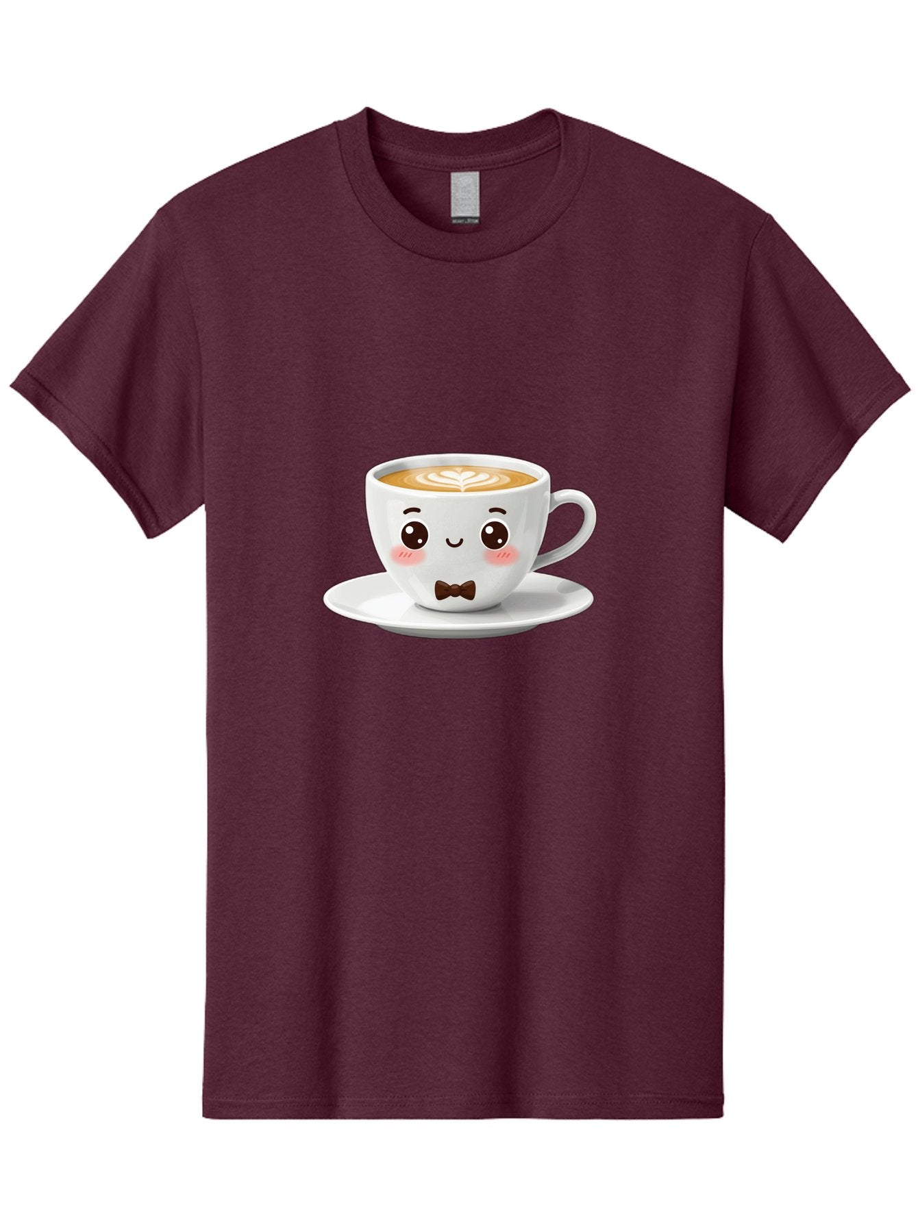 Cup-Of-Coffee-2 Men'S Graphic Tee, 100% Cotton, Comfortable Casual Summer Wear, Machine Washable, Cute Coffee Cup, Cartoon Character, Latte Art, Coffee Lover, Morning Pick-Me-Up, Adorable Design, Coffee Culture, Espresso, Bab834 10