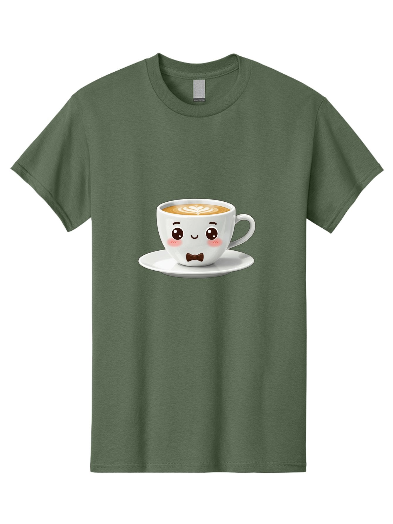 Cup-Of-Coffee-2 Men'S Graphic Tee, 100% Cotton, Comfortable Casual Summer Wear, Machine Washable, Cute Coffee Cup, Cartoon Character, Latte Art, Coffee Lover, Morning Pick-Me-Up, Adorable Design, Coffee Culture, Espresso, Bab834 14