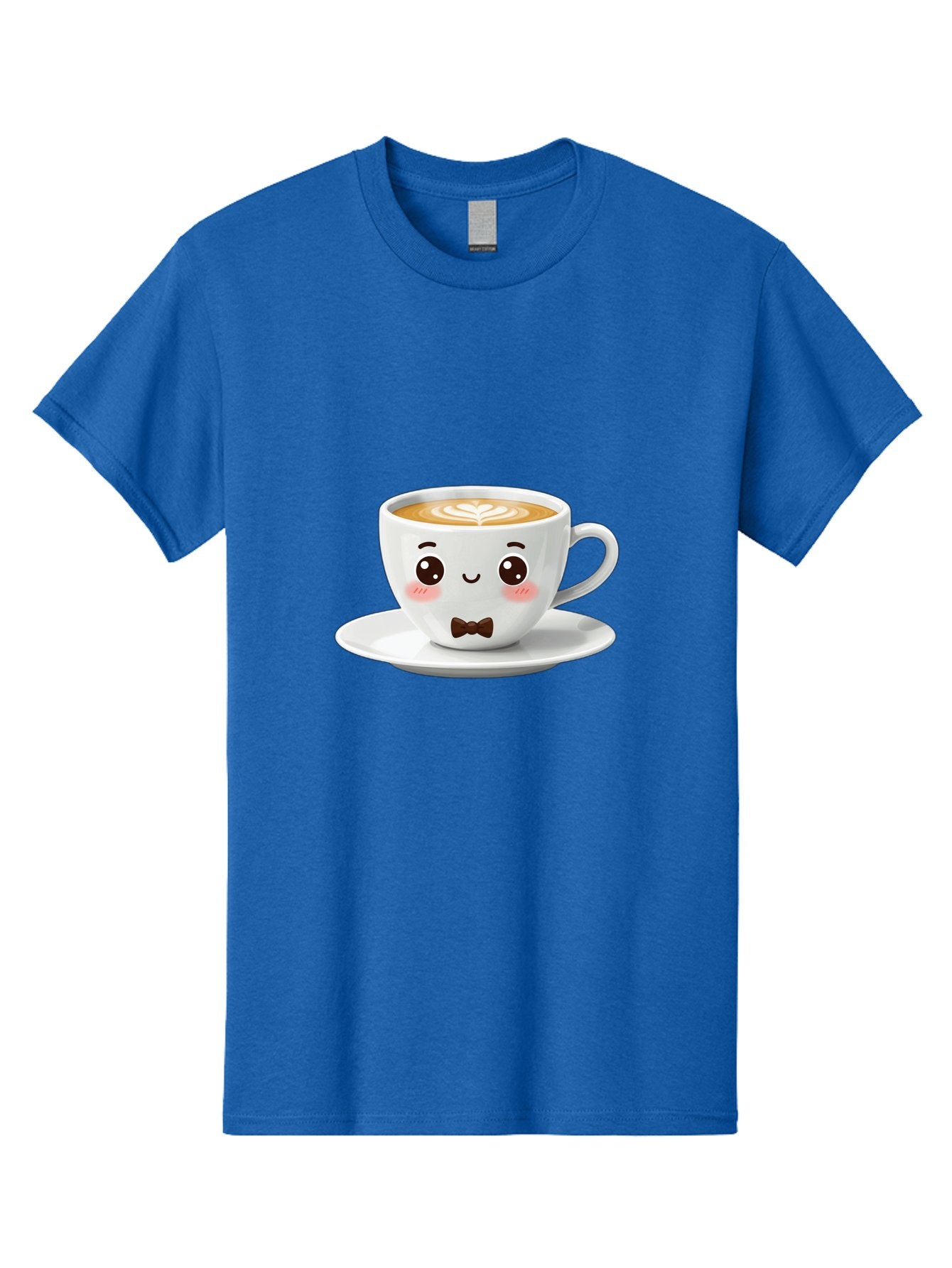 Cup-Of-Coffee-2 Men'S Graphic Tee, 100% Cotton, Comfortable Casual Summer Wear, Machine Washable, Cute Coffee Cup, Cartoon Character, Latte Art, Coffee Lover, Morning Pick-Me-Up, Adorable Design, Coffee Culture, Espresso, Bab834 11