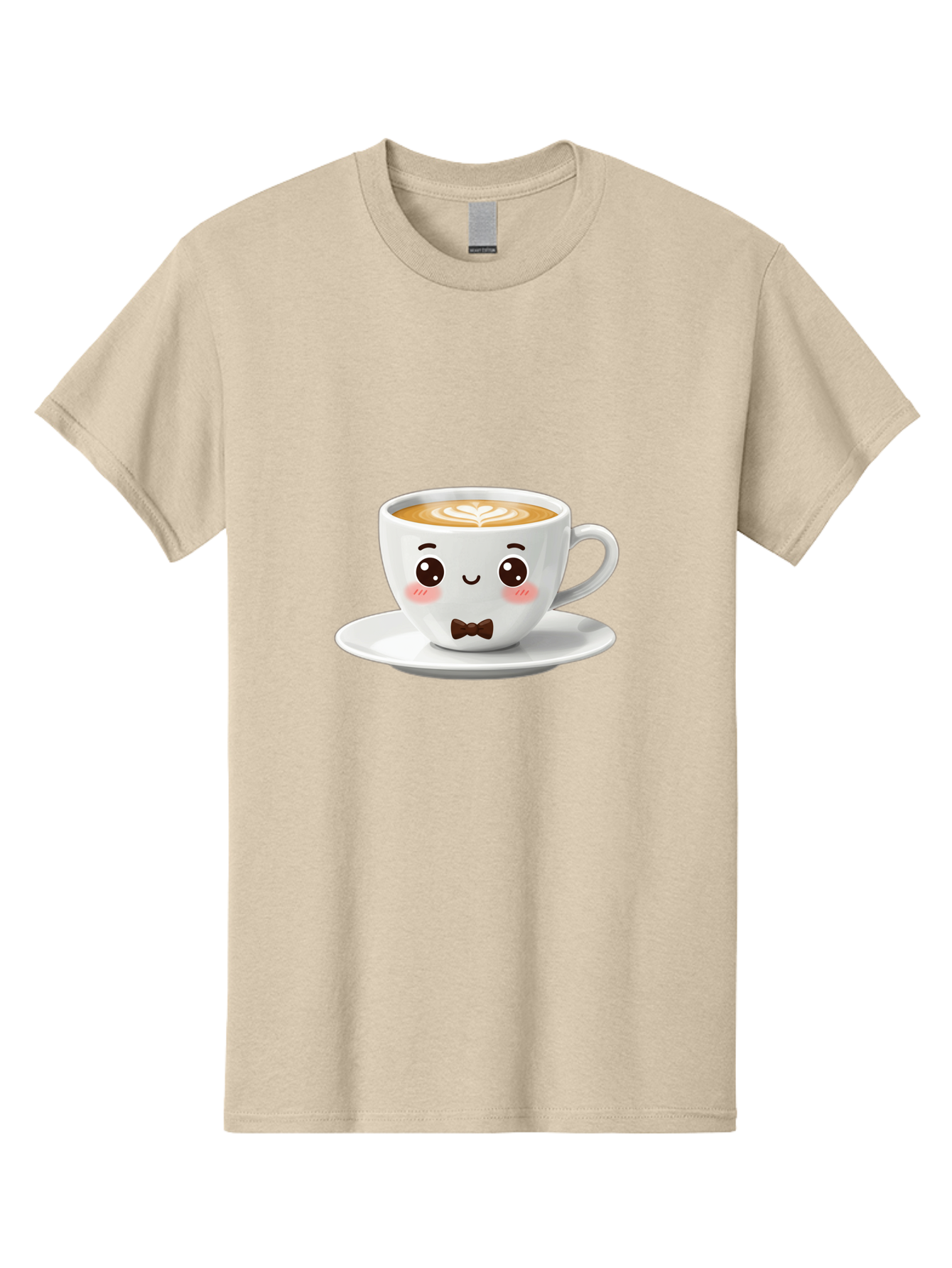 Cup-Of-Coffee-2 Men'S Graphic Tee, 100% Cotton, Comfortable Casual Summer Wear, Machine Washable, Cute Coffee Cup, Cartoon Character, Latte Art, Coffee Lover, Morning Pick-Me-Up, Adorable Design, Coffee Culture, Espresso, Bab834 8