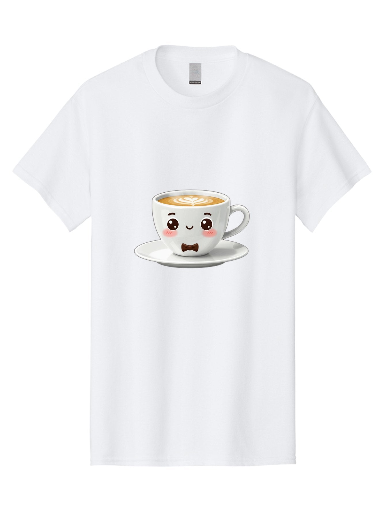 Cup-Of-Coffee-2 Men'S Graphic Tee, 100% Cotton, Comfortable Casual Summer Wear, Machine Washable, Cute Coffee Cup, Cartoon Character, Latte Art, Coffee Lover, Morning Pick-Me-Up, Adorable Design, Coffee Culture, Espresso, Bab834 6
