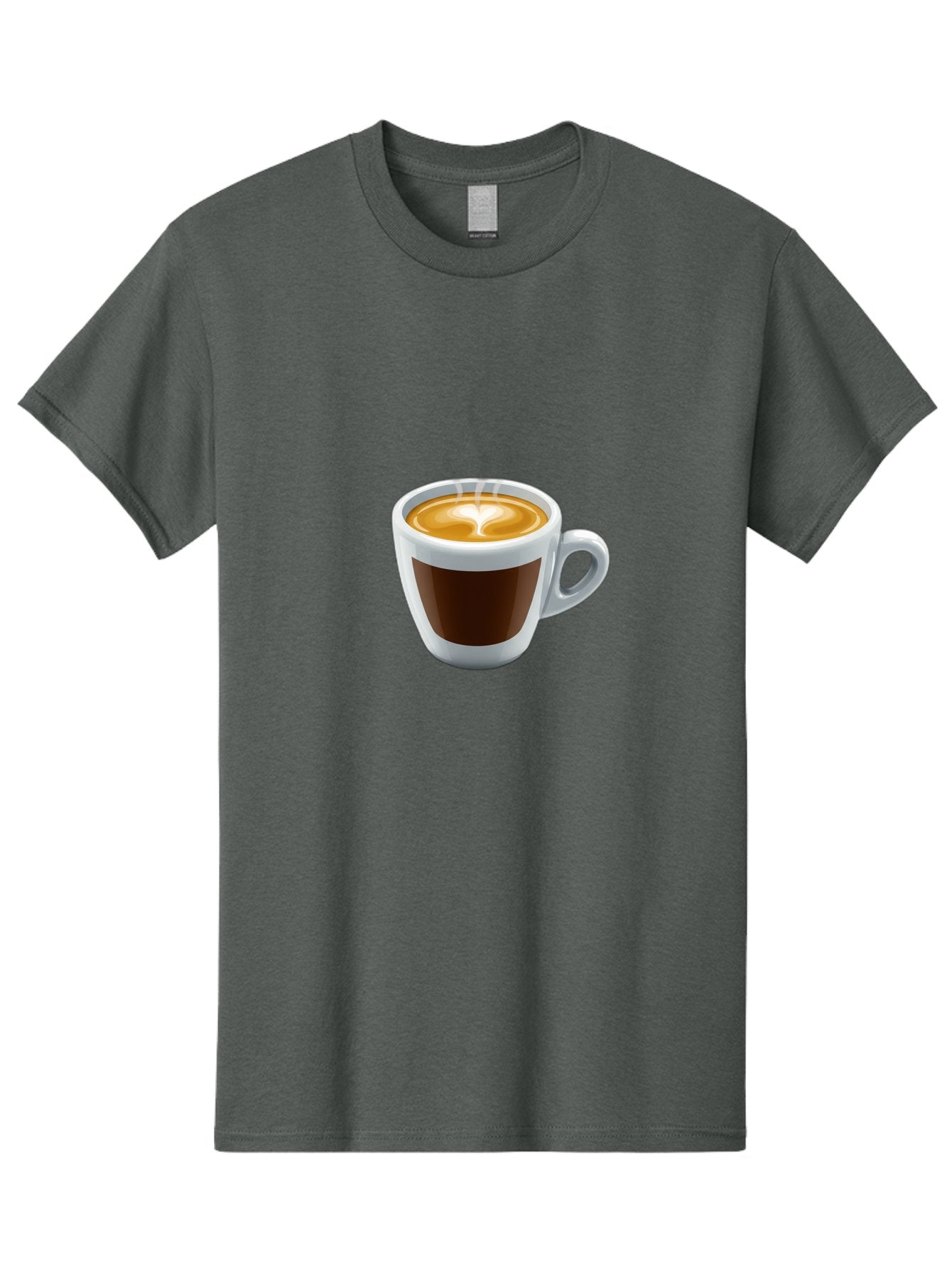 Cup-Of-Coffee-4 Men'S Graphic Tee, 100% Cotton, Comfortable Casual Summer Wear, Machine Washable, Coffee Cup, Espresso, Latte Art, Steaming Hot, Morning Coffee, Caffeine, Coffee Break Bab836 8